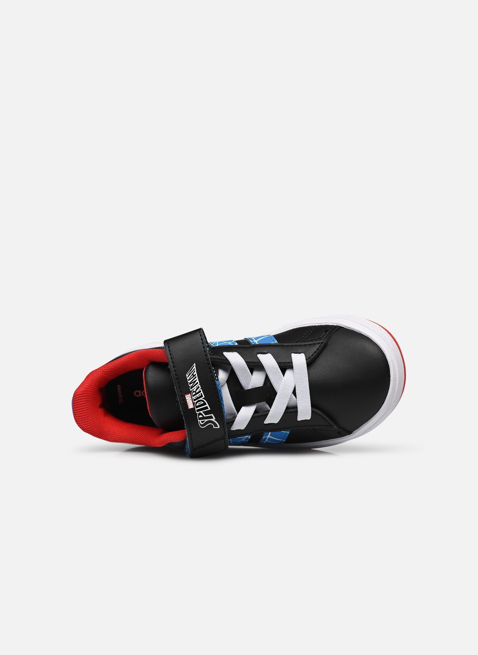Zapatillas Grand Court Spider-Man El K negro adidas sportswear Zapatillas Grand Court Spider-Man El K negro CBLACK/BRBLUE/PURRUB