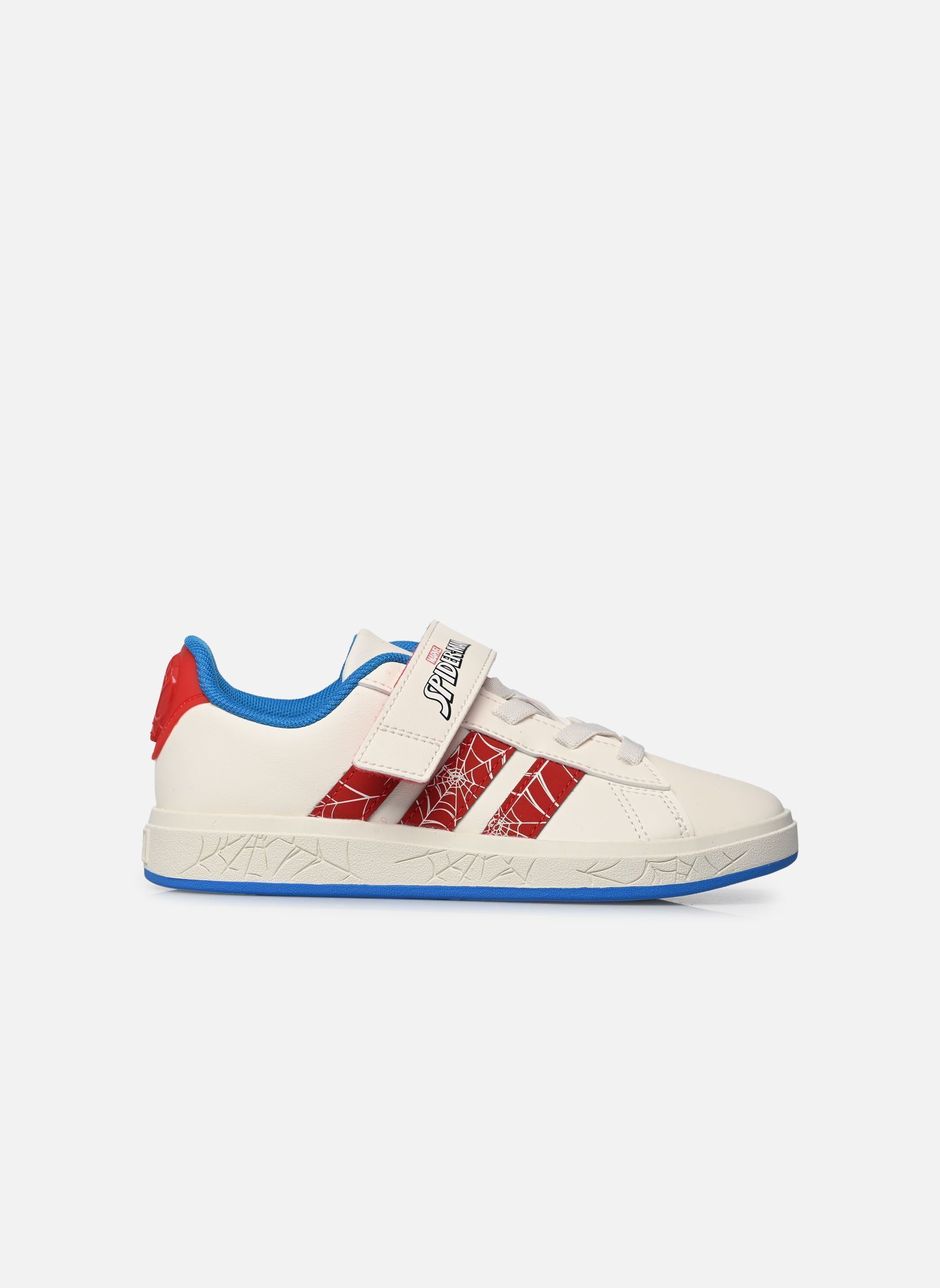 Sneaker Grand Court Spider-Man El K weiß adidas sportswear Sneaker Grand Court Spider-Man El K weiß CLOWHI/PURRUB/BRBLUE