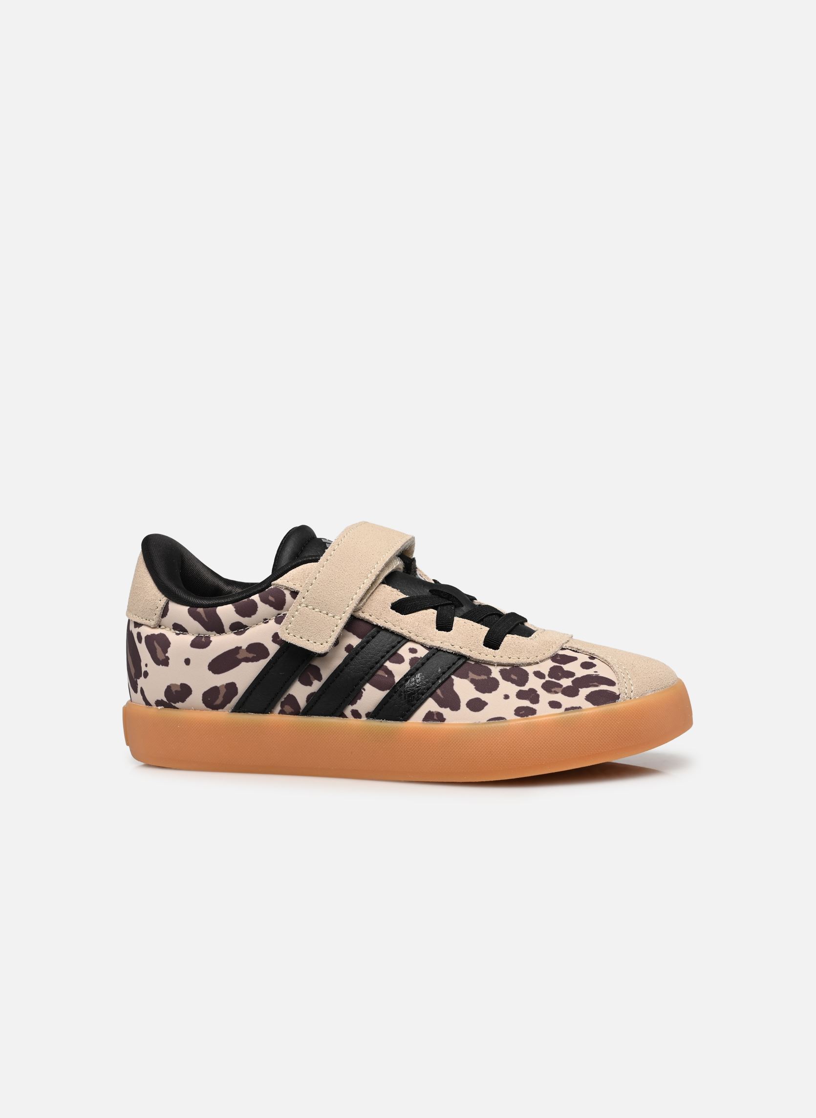 Niedrige Sneaker VL COURT 3.0 EL C braun adidas sportswear Niedrige Sneaker VL COURT 3.0 EL C braun CRYSTAL LINEN