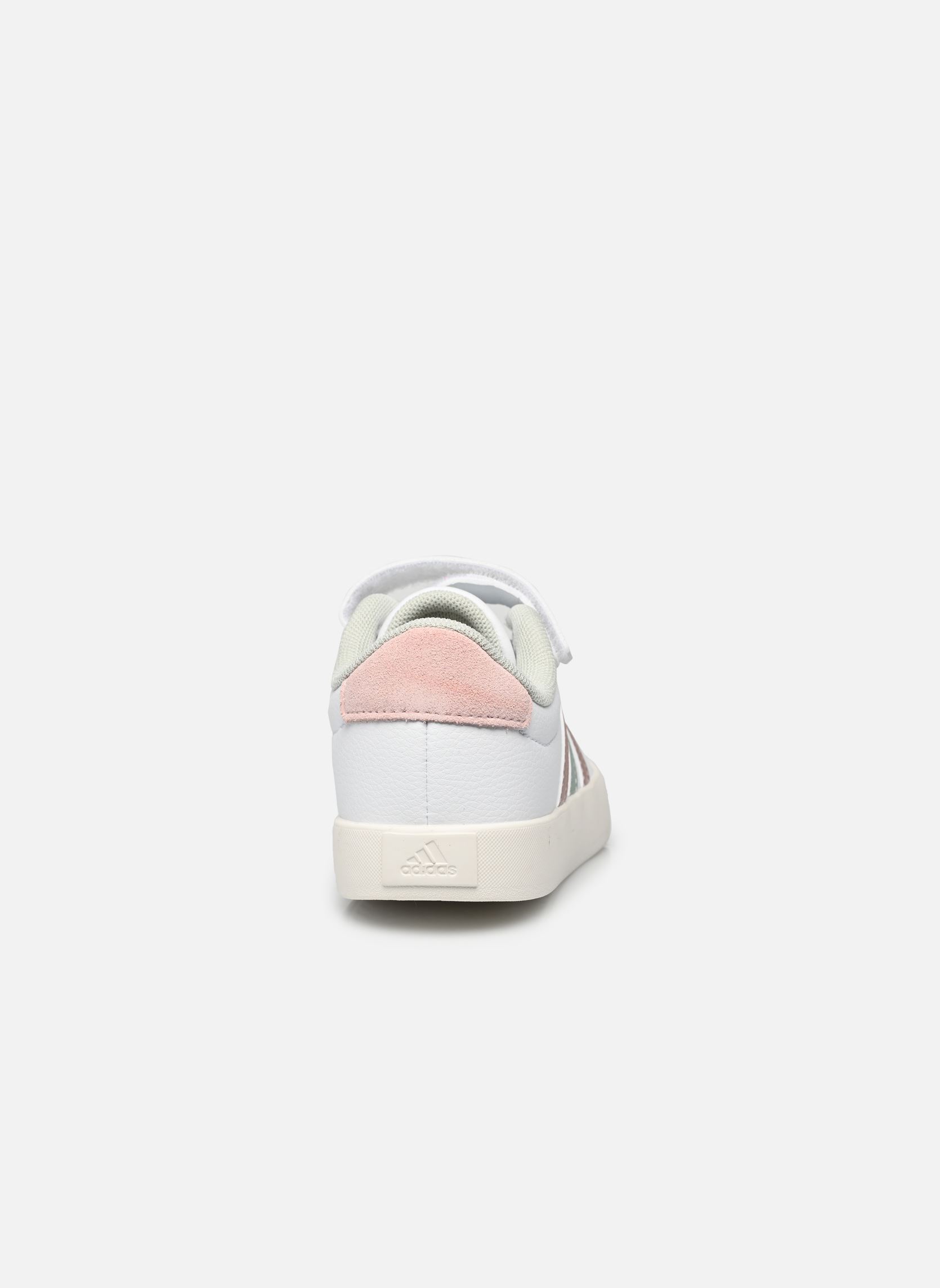 Baskets VL COURT 3.0 EL C fille blanc adidas sportswear Baskets VL COURT 3.0 EL C fille blanc FTWBLA/VERLIM/ROSAMÉ