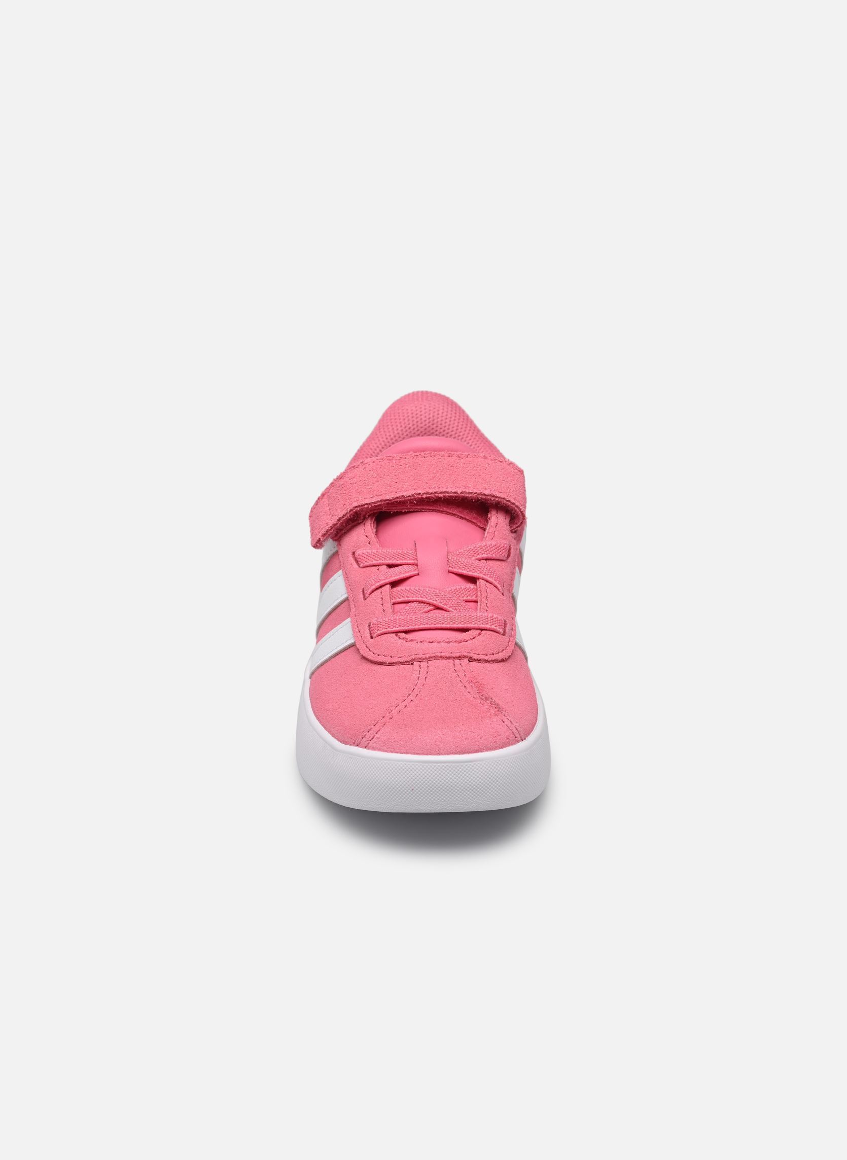 Baskets VL COURT 3.0 EL C fille rose adidas sportswear Baskets VL COURT 3.0 EL C fille rose FUSROS/FTWBLA/GRIQUA