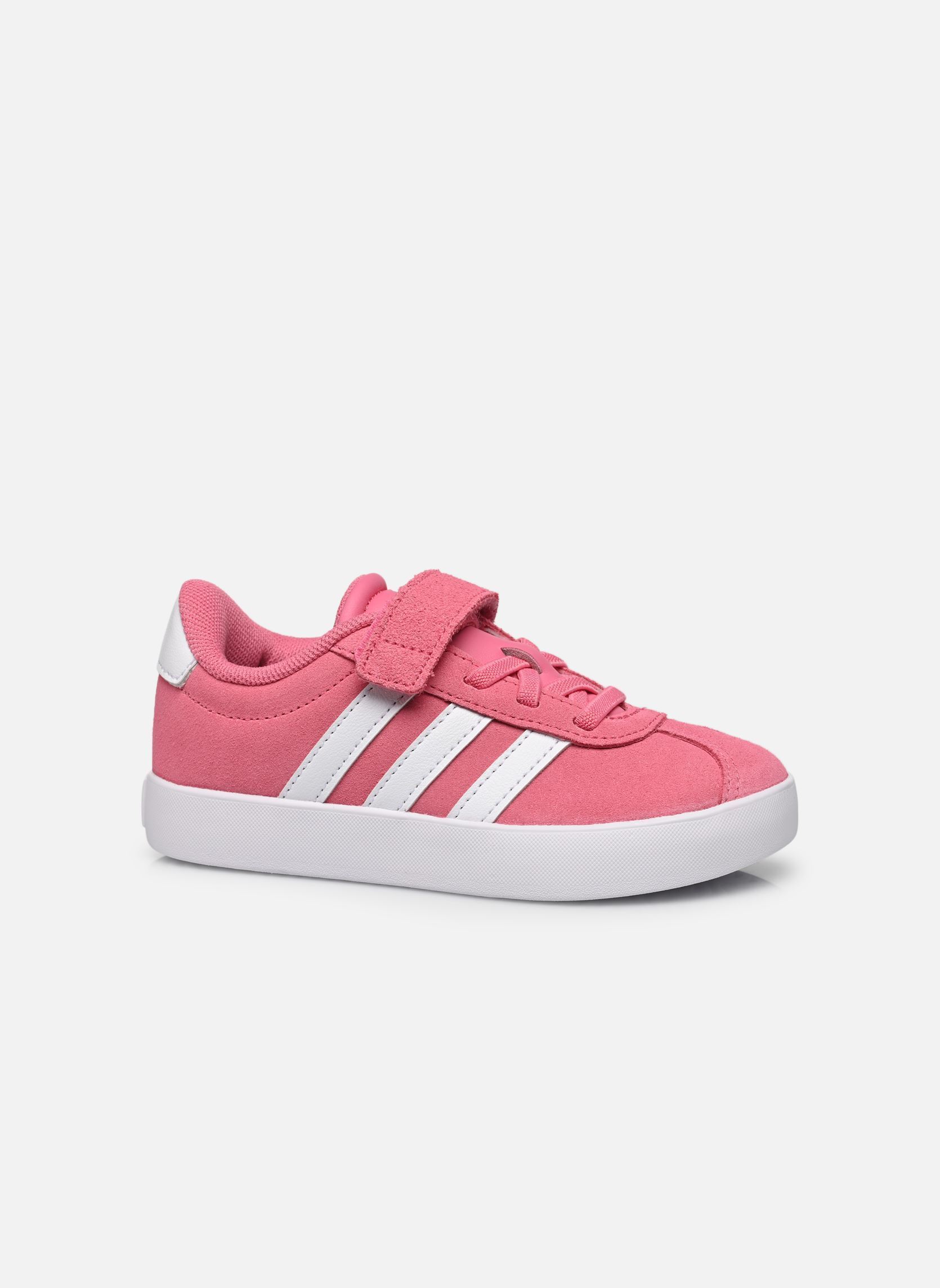 Baskets VL COURT 3.0 EL C fille rose adidas sportswear Baskets VL COURT 3.0 EL C fille rose FUSROS/FTWBLA/GRIQUA