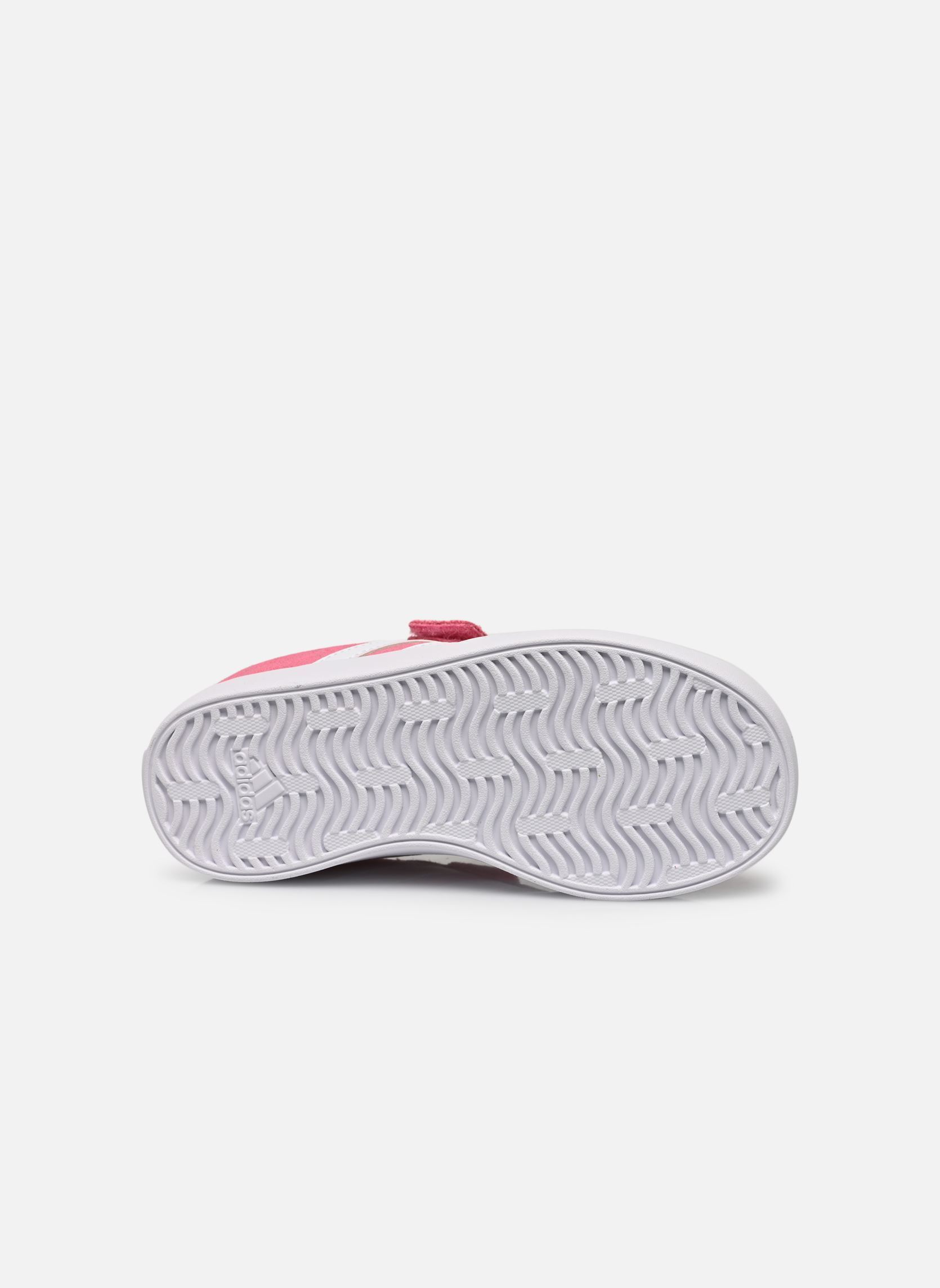 Baskets VL COURT 3.0 EL C fille rose adidas sportswear Baskets VL COURT 3.0 EL C fille rose FUSROS/FTWBLA/GRIQUA