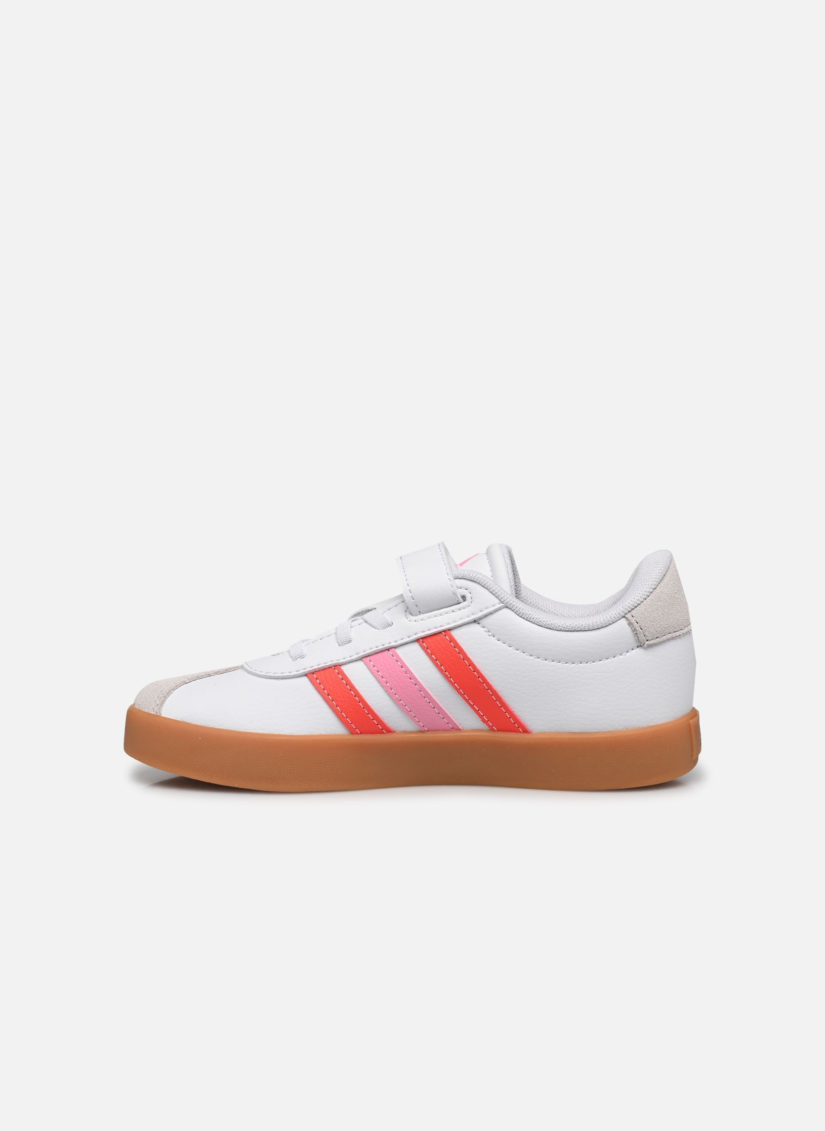 Sneakers VL COURT 3.0 EL C bambina bianco adidas sportswear Sneakers VL COURT 3.0 EL C bambina bianco FTWBLA/ROUVIF/ROSBON
