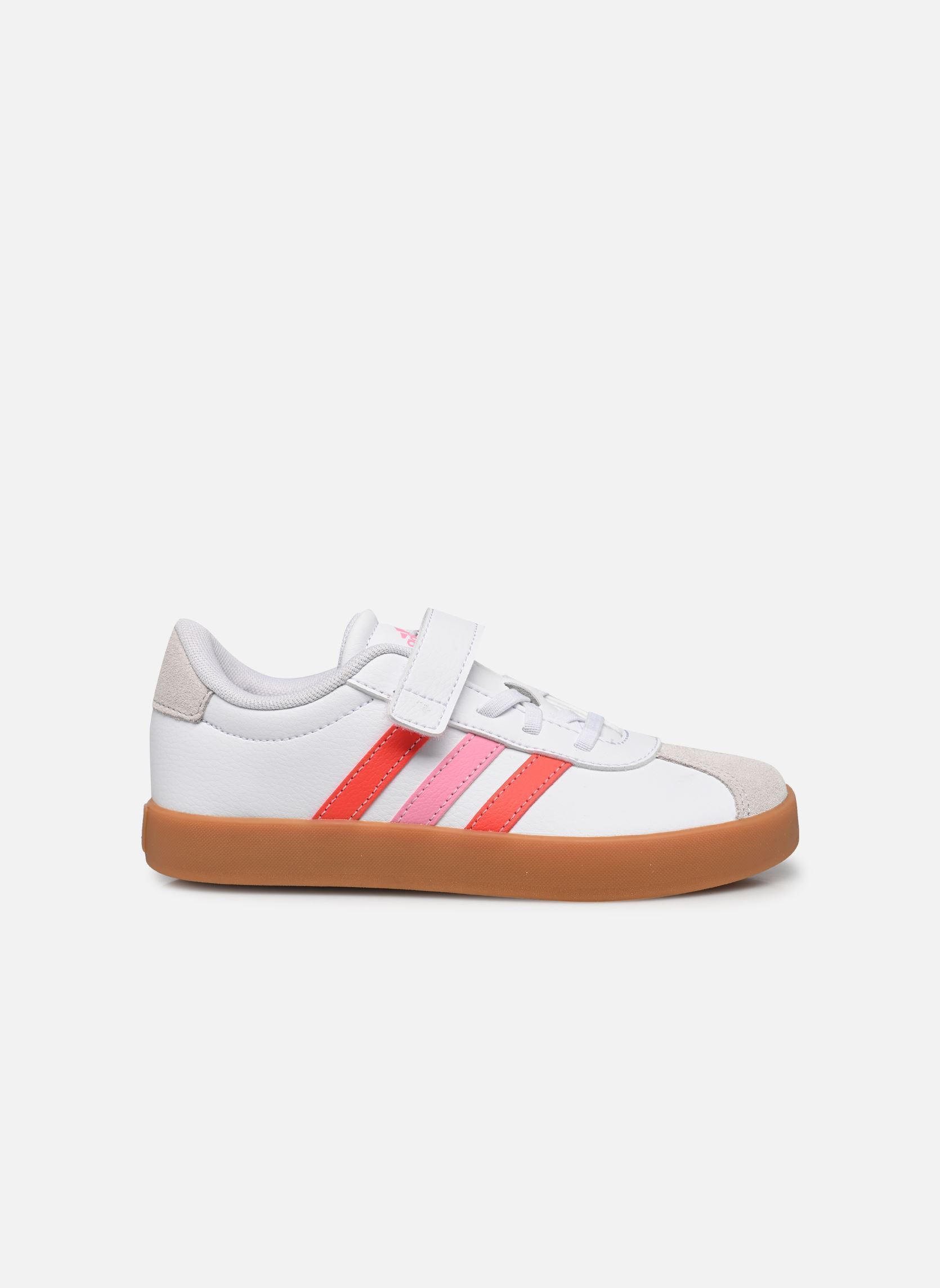 Sneakers VL COURT 3.0 EL C bambina bianco adidas sportswear Sneakers VL COURT 3.0 EL C bambina bianco FTWBLA/ROUVIF/ROSBON