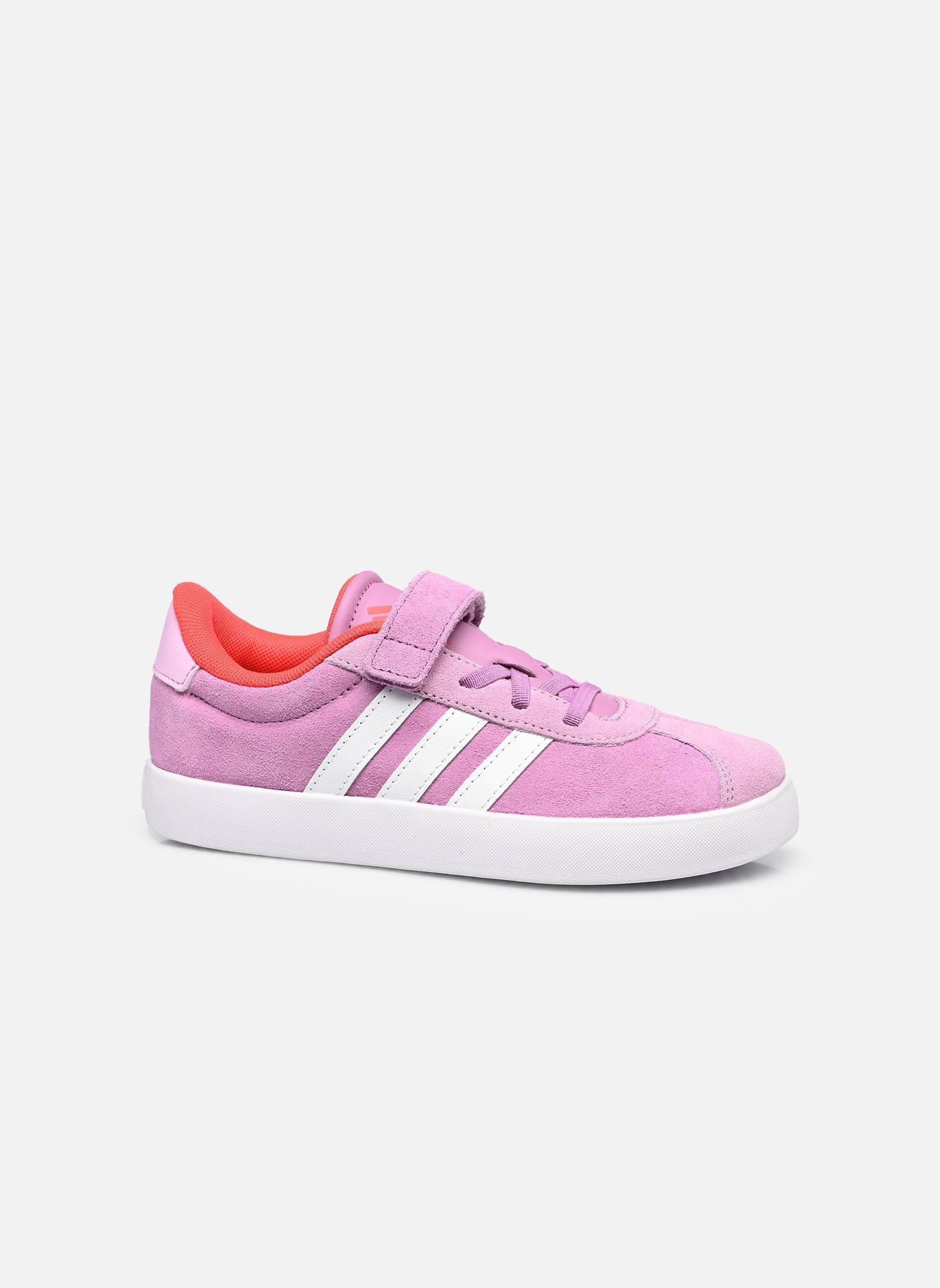 Sneakers VL COURT 3.0 EL C paars adidas sportswear Sneakers VL COURT 3.0 EL C paars PREPUR/FTWWHT/LUCRED