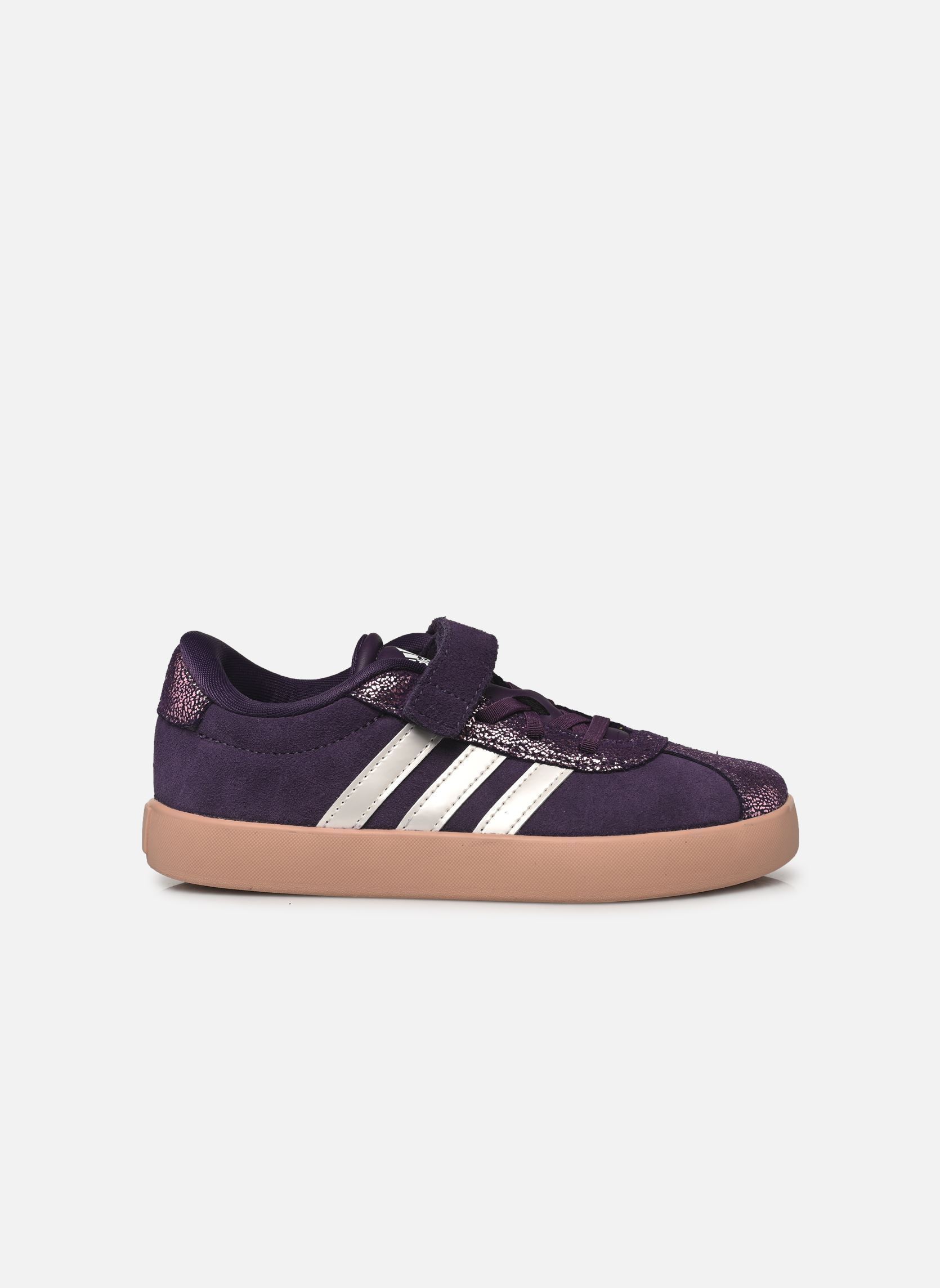 Sneakers VL COURT 3.0 EL C paars adidas sportswear Sneakers VL COURT 3.0 EL C paars AURPLU/ZEROMT/PIKGUM