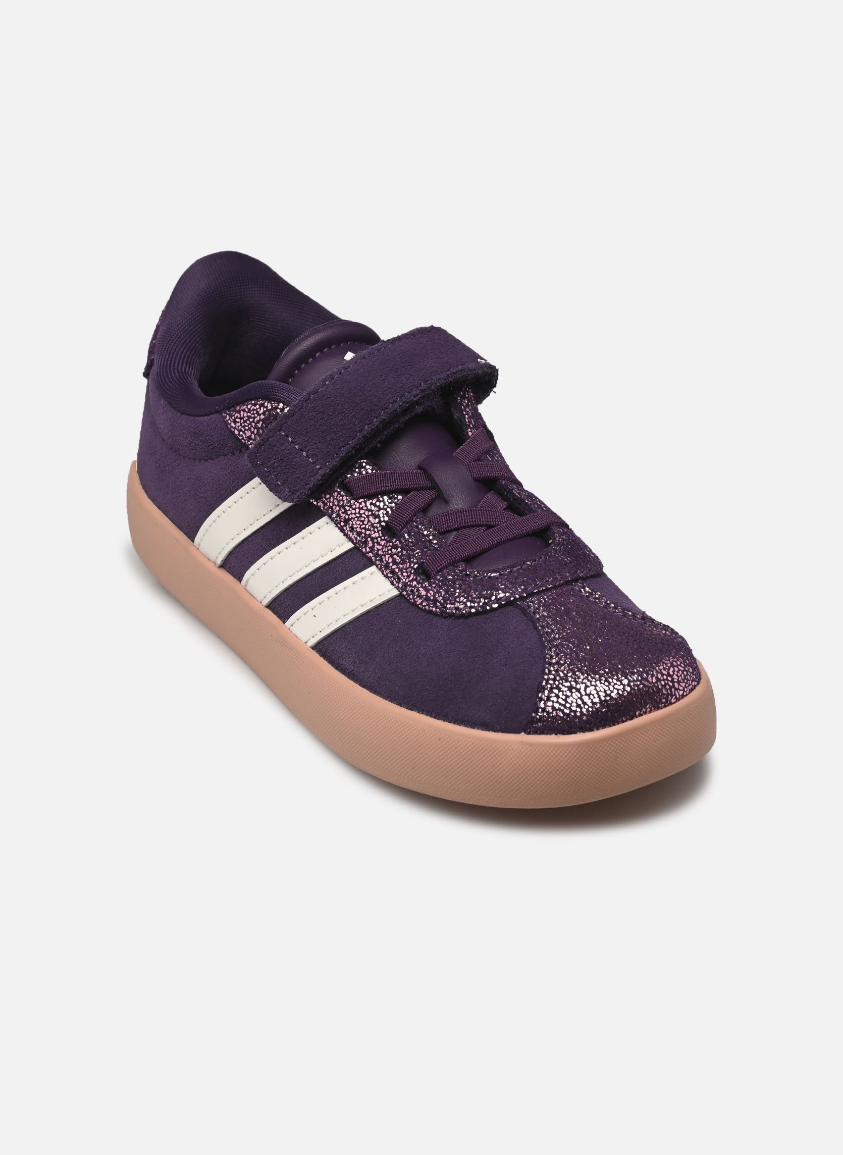 Sneakers VL COURT 3.0 EL C paars adidas sportswear Sneakers VL COURT 3.0 EL C paars AURPLU/ZEROMT/PIKGUM
