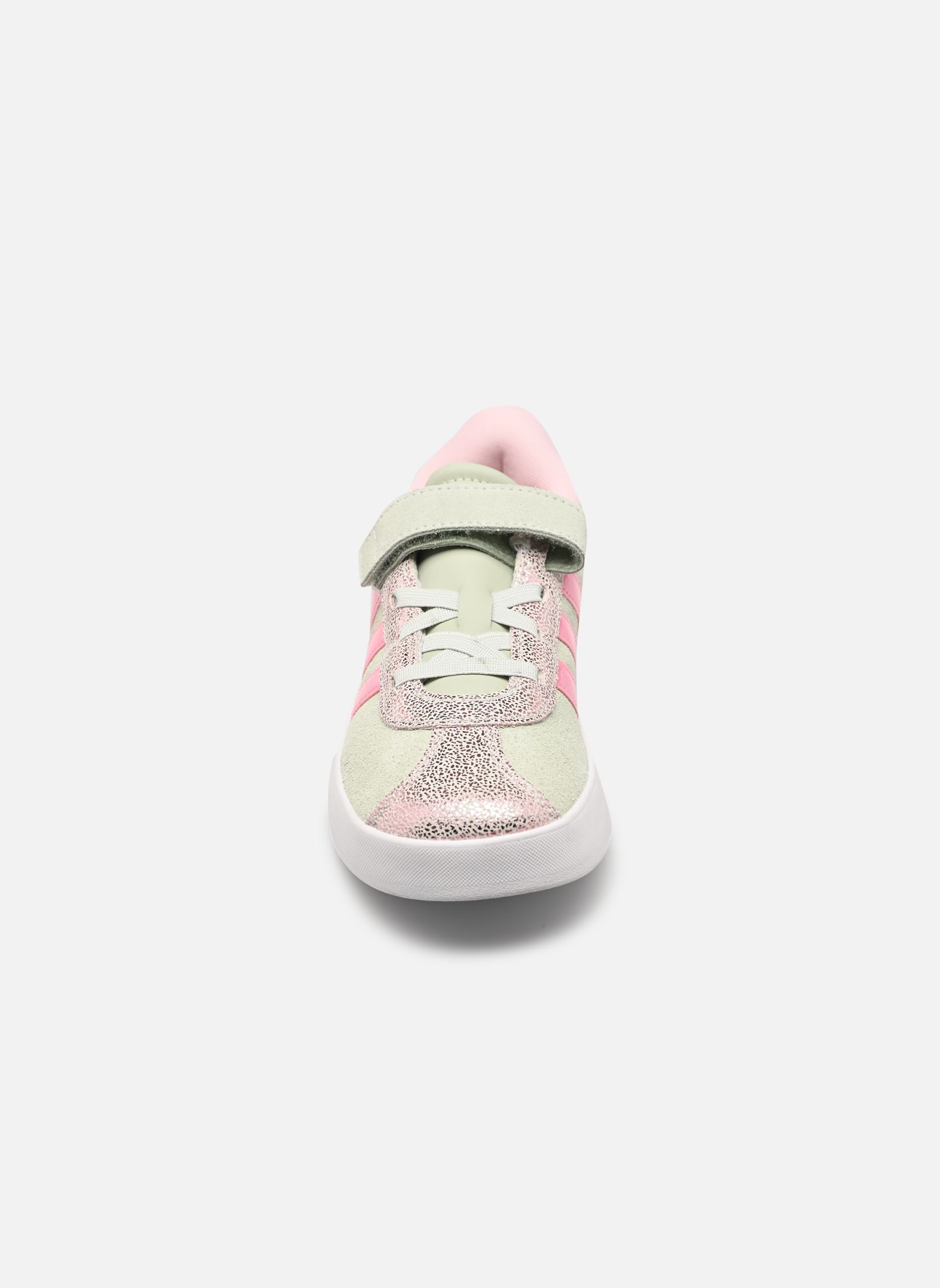 Baskets VL COURT 3.0 EL C fille vert adidas sportswear Baskets VL COURT 3.0 EL C fille vert LINGRN/BLIPNK/CLPINK