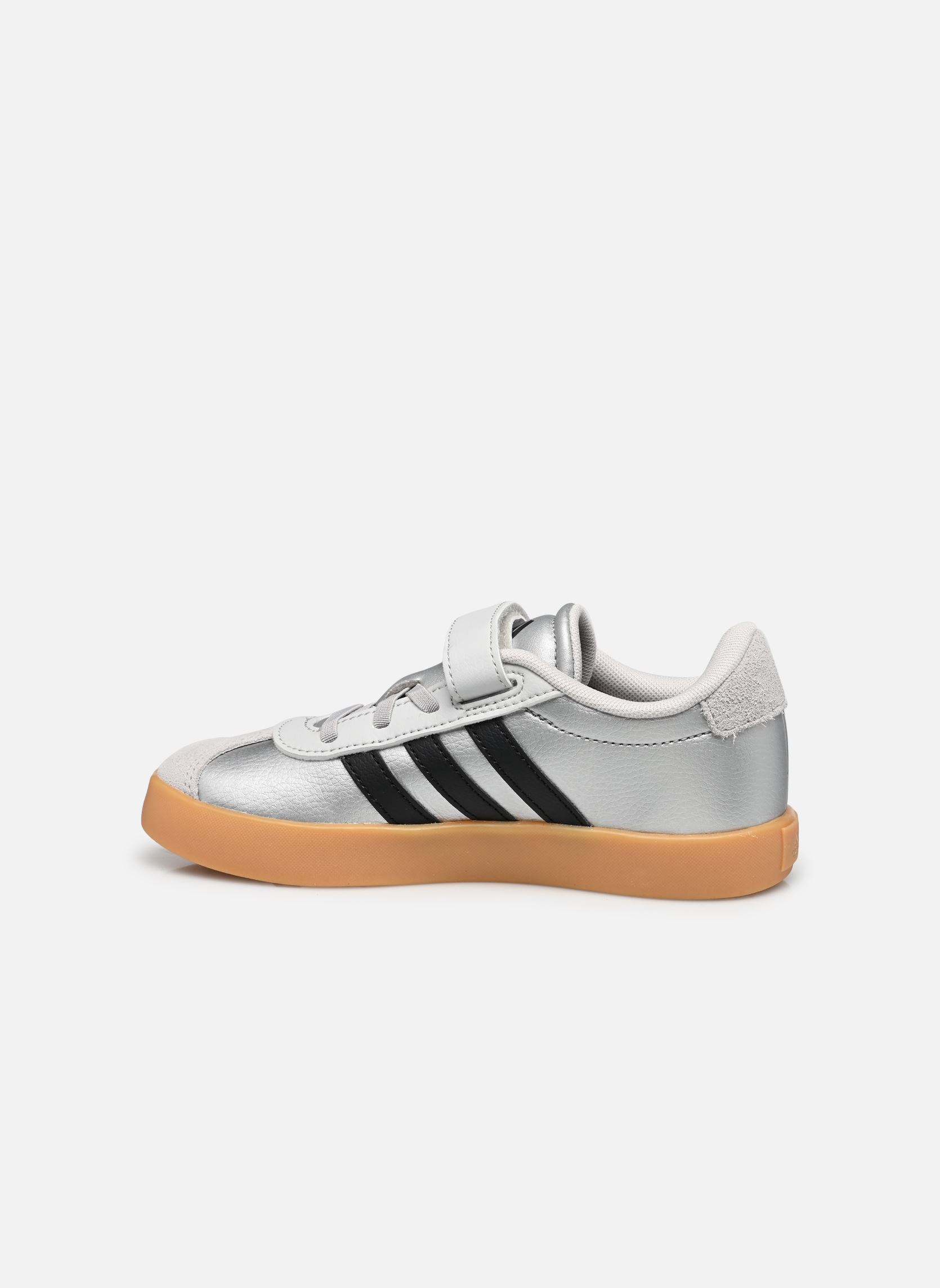 Baskets VL COURT 3.0 EL C fille argent adidas sportswear Baskets VL COURT 3.0 EL C fille argent SILVMT/CBLACK/LGSOGR