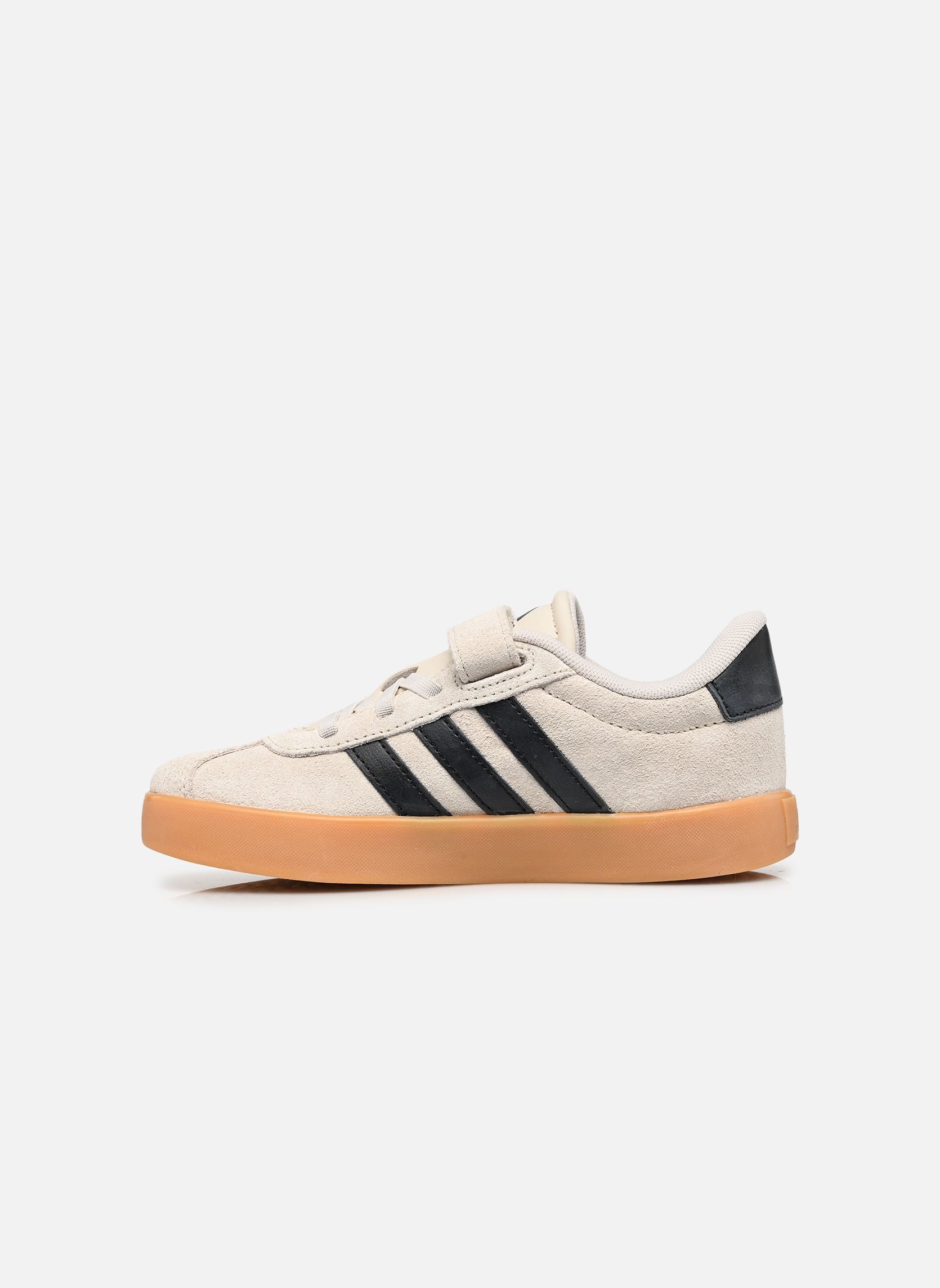 Baskets VL COURT 3.0 EL C garçon gris adidas sportswear Baskets VL COURT 3.0 EL C garçon gris ALUMIN/CBLACK/GUM3