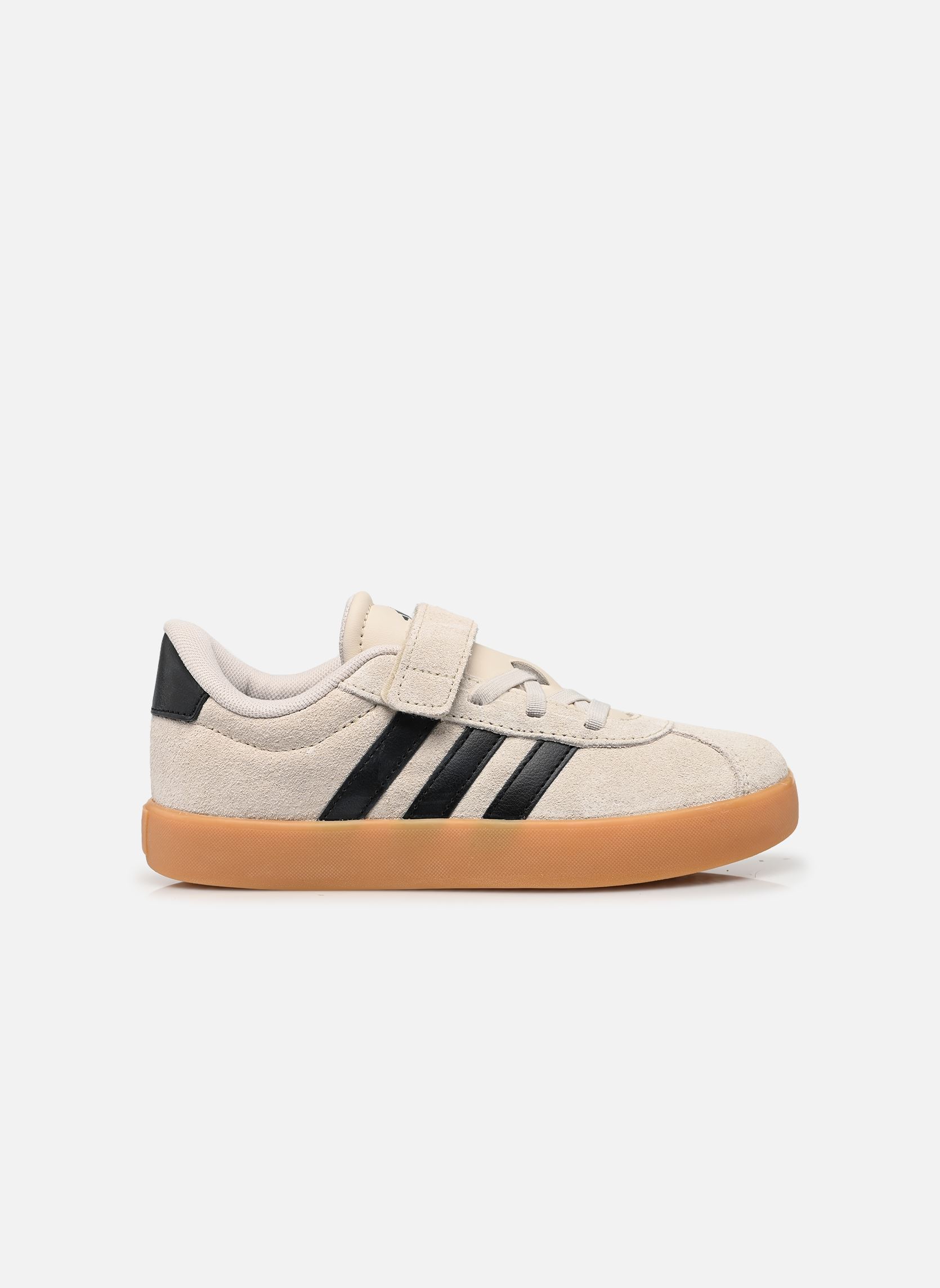 Baskets VL COURT 3.0 EL C garçon gris adidas sportswear Baskets VL COURT 3.0 EL C garçon gris ALUMIN/CBLACK/GUM3