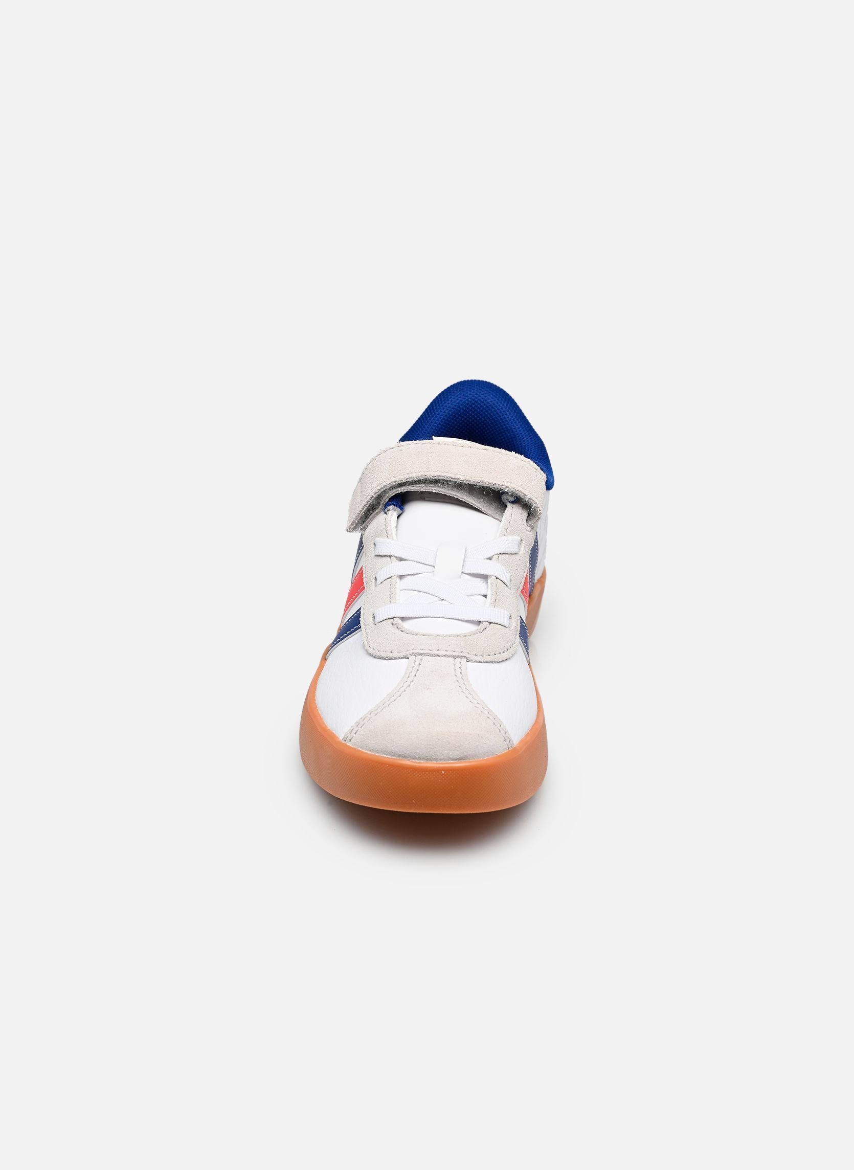 Baskets VL COURT 3.0 EL C garçon blanc adidas sportswear Baskets VL COURT 3.0 EL C garçon blanc FTWWHT/PURRUB/MYSINK