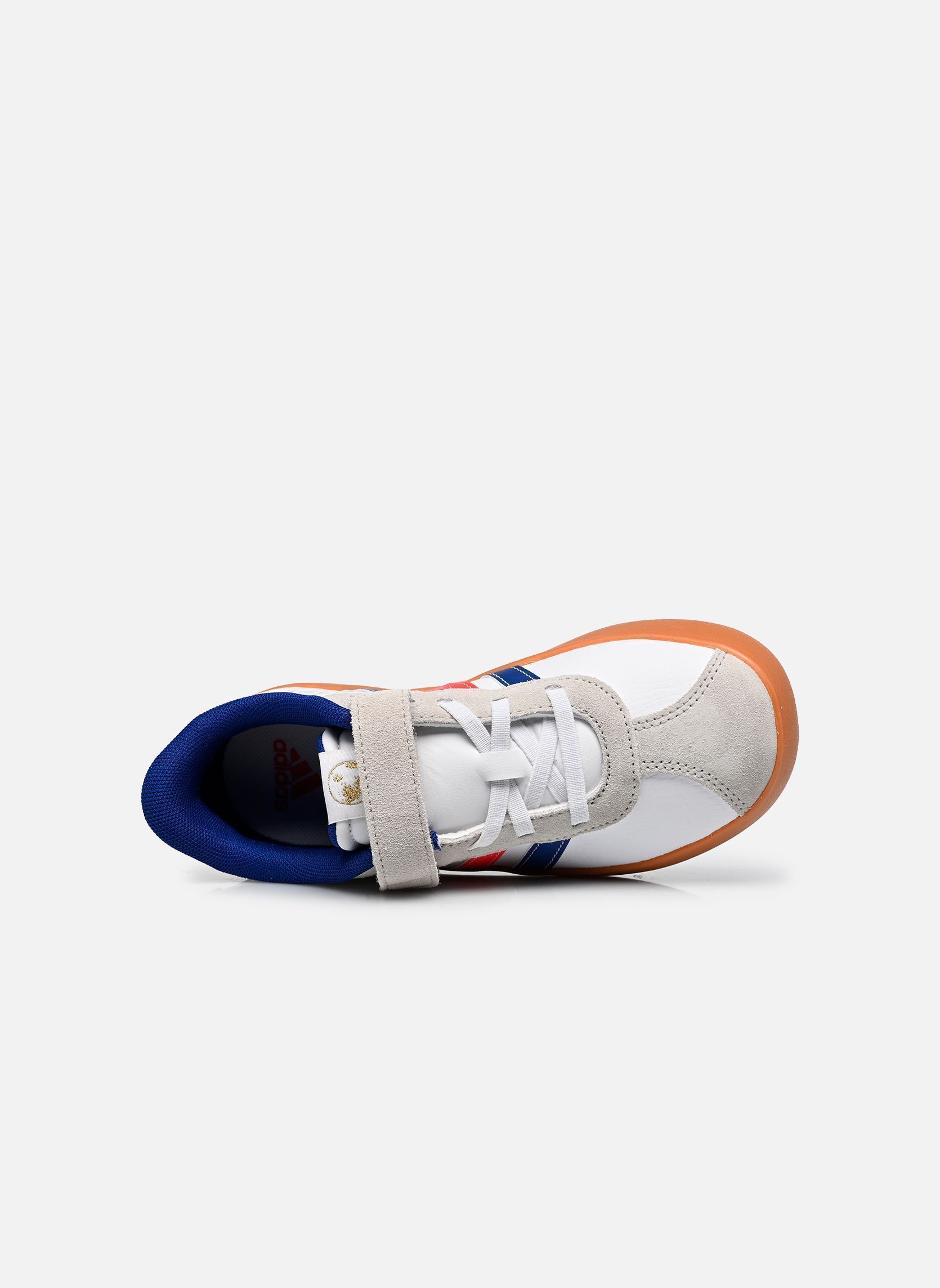 Baskets VL COURT 3.0 EL C garçon blanc adidas sportswear Baskets VL COURT 3.0 EL C garçon blanc FTWWHT/PURRUB/MYSINK