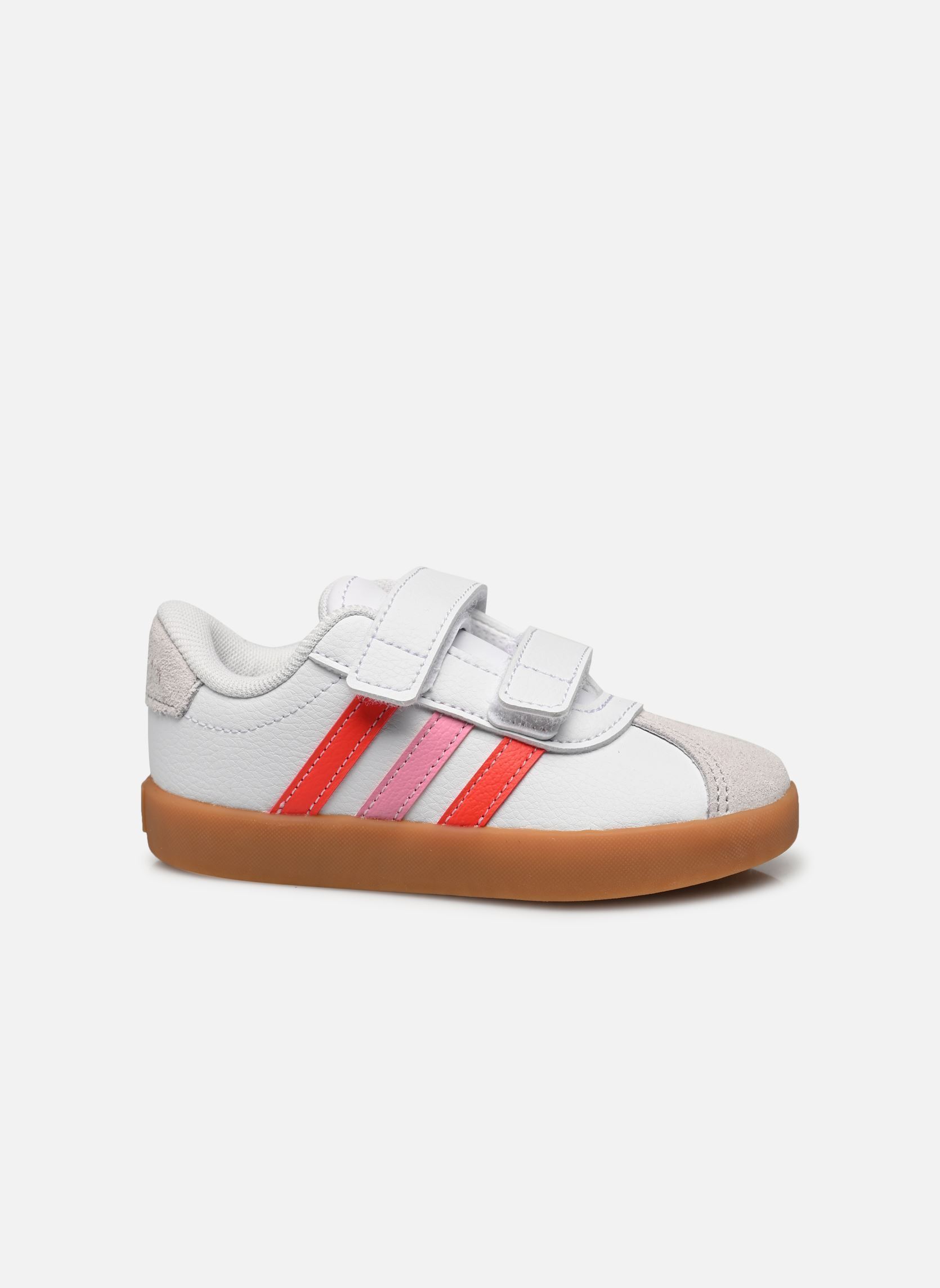 Baskets VL COURT 3.0 CF I fille blanc adidas sportswear Baskets VL COURT 3.0 CF I fille blanc FTWBLA/ROUVIF/ROSBON