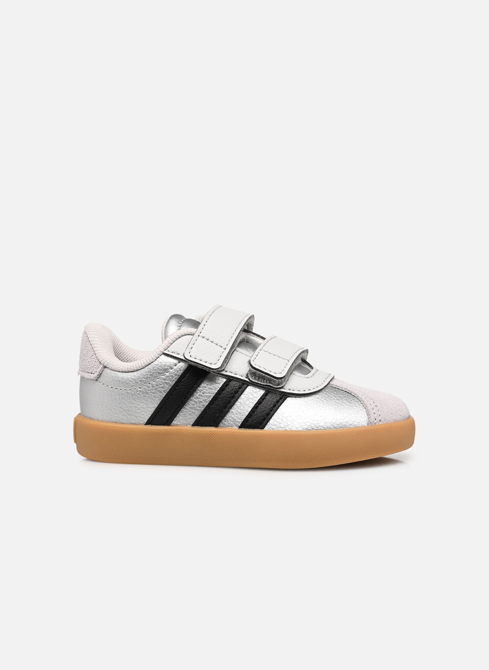 Baskets VL COURT 3.0 CF I fille argent adidas sportswear Baskets VL COURT 3.0 CF I fille argent SILVMT/CBLACK/LGSOGR