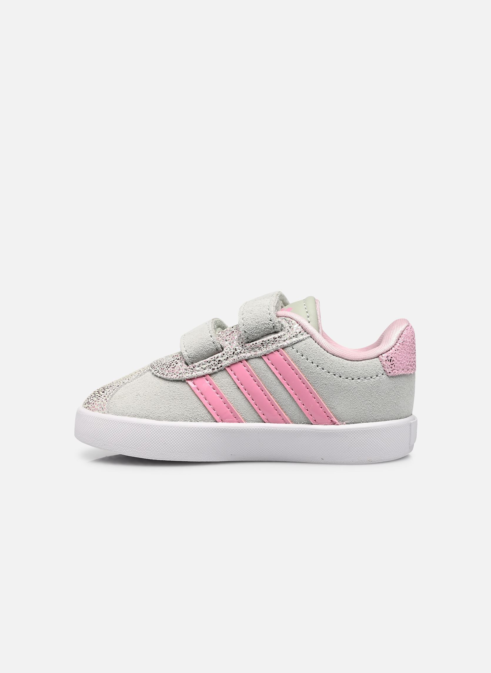 Sneaker VL COURT 3.0 CF I mädchen beige adidas sportswear Sneaker VL COURT 3.0 CF I mädchen beige LINGRN/BLIPNK/CLPINK