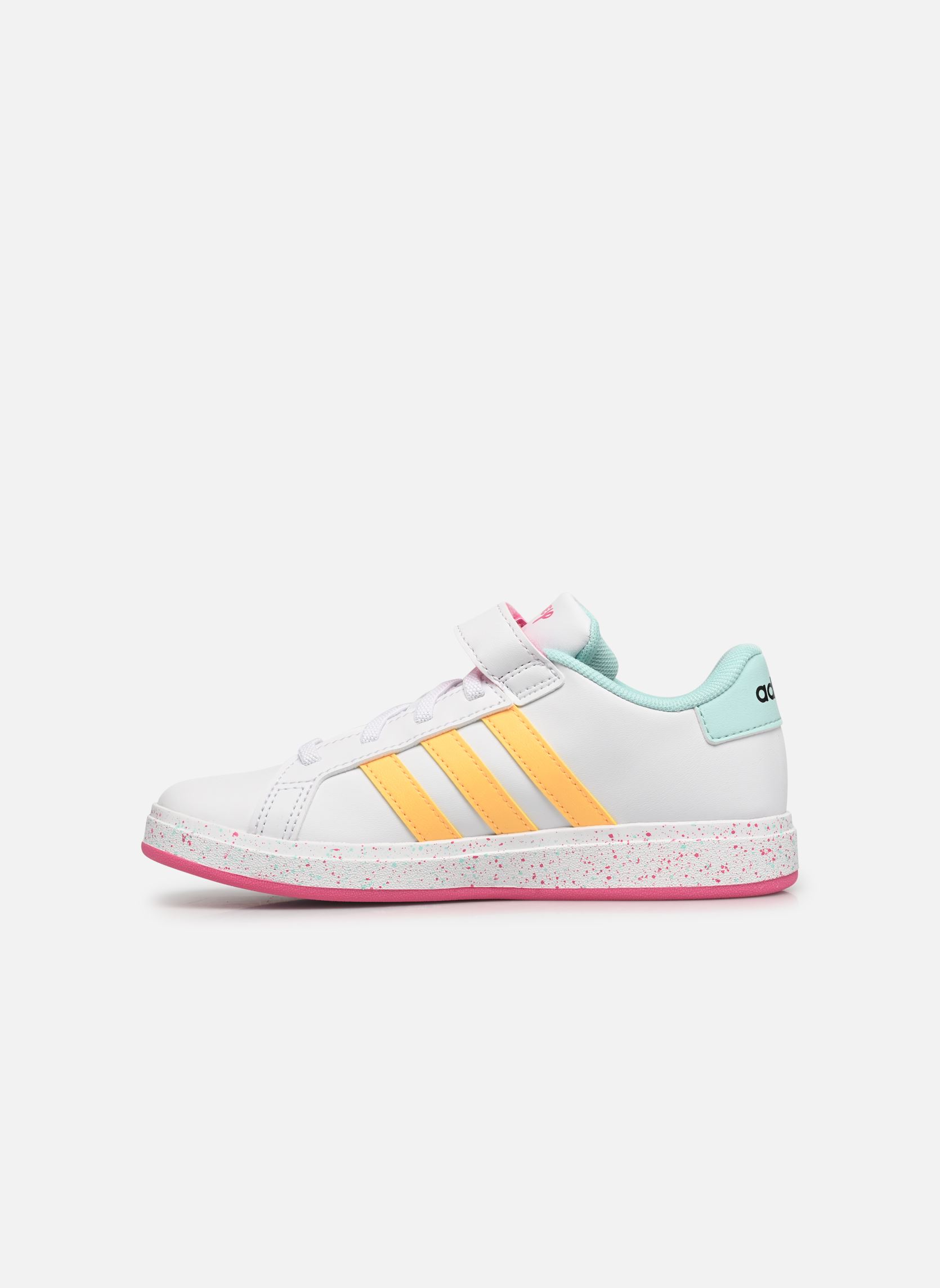 Baskets Grand Court Minnie El K fille blanc adidas sportswear Baskets Grand Court Minnie El K fille blanc FTWWHT/SPARK/PULMAG