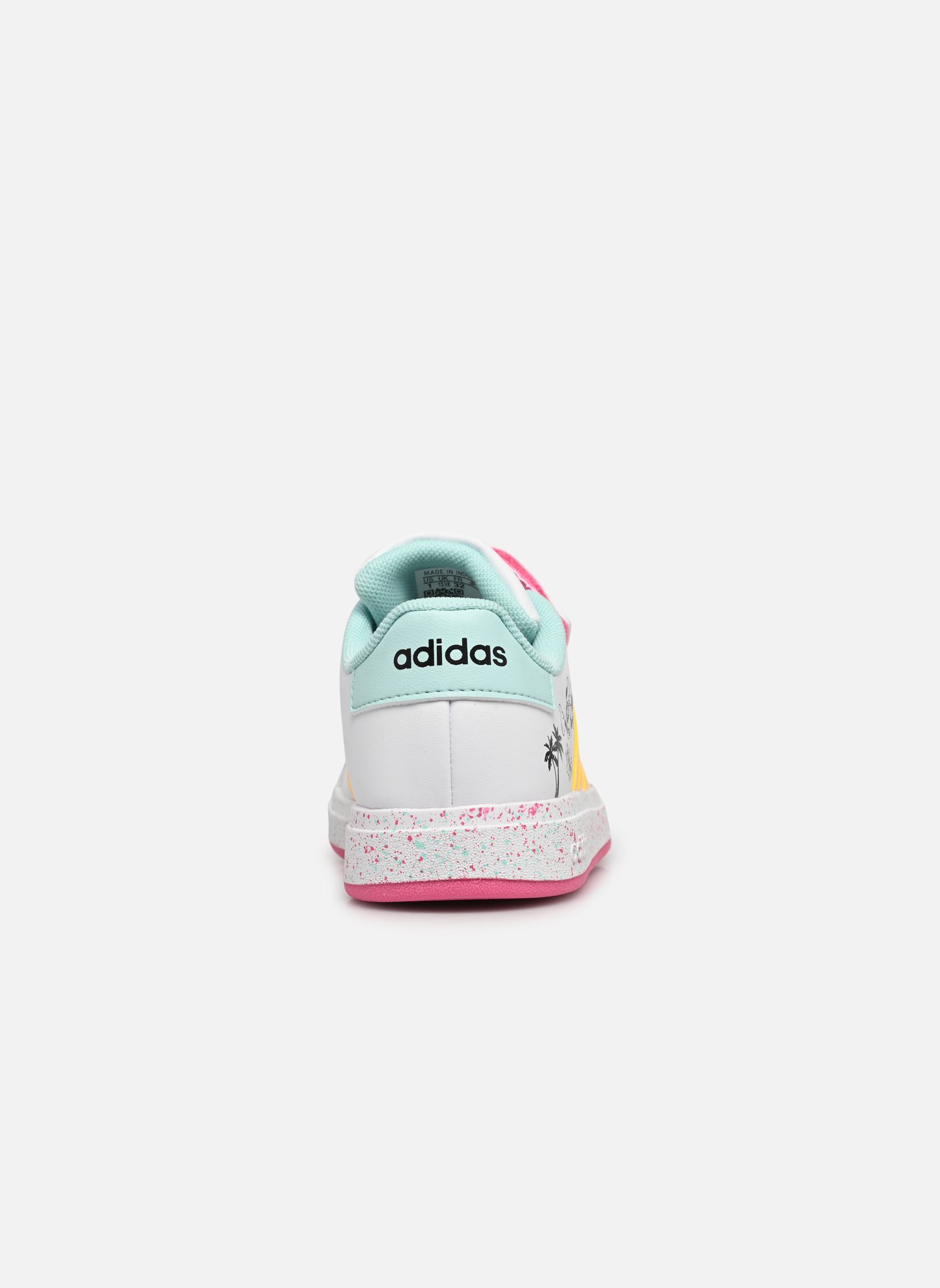 Baskets Grand Court Minnie El K fille blanc adidas sportswear Baskets Grand Court Minnie El K fille blanc FTWWHT/SPARK/PULMAG
