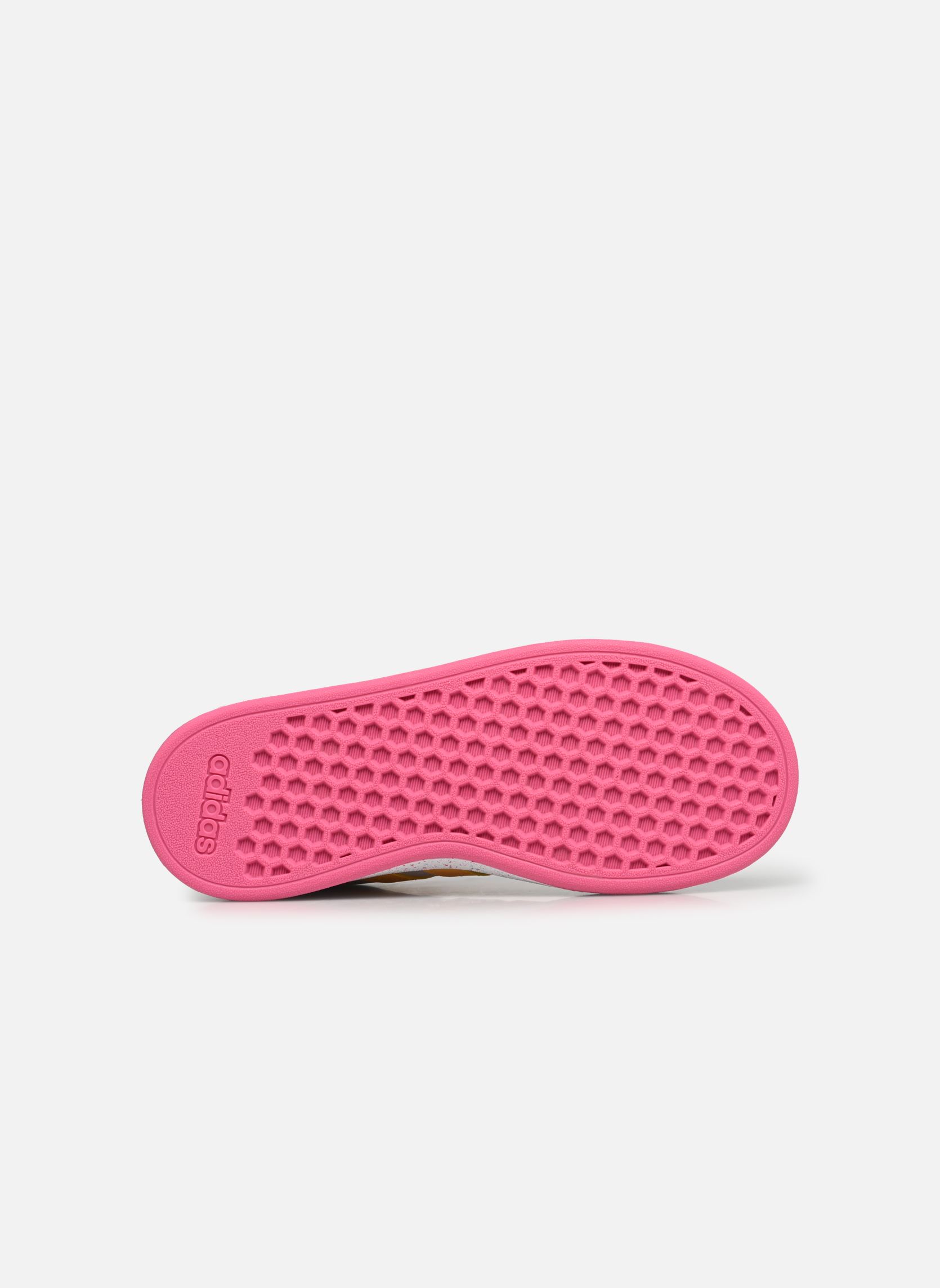 Baskets Grand Court Minnie El K fille blanc adidas sportswear Baskets Grand Court Minnie El K fille blanc FTWWHT/SPARK/PULMAG