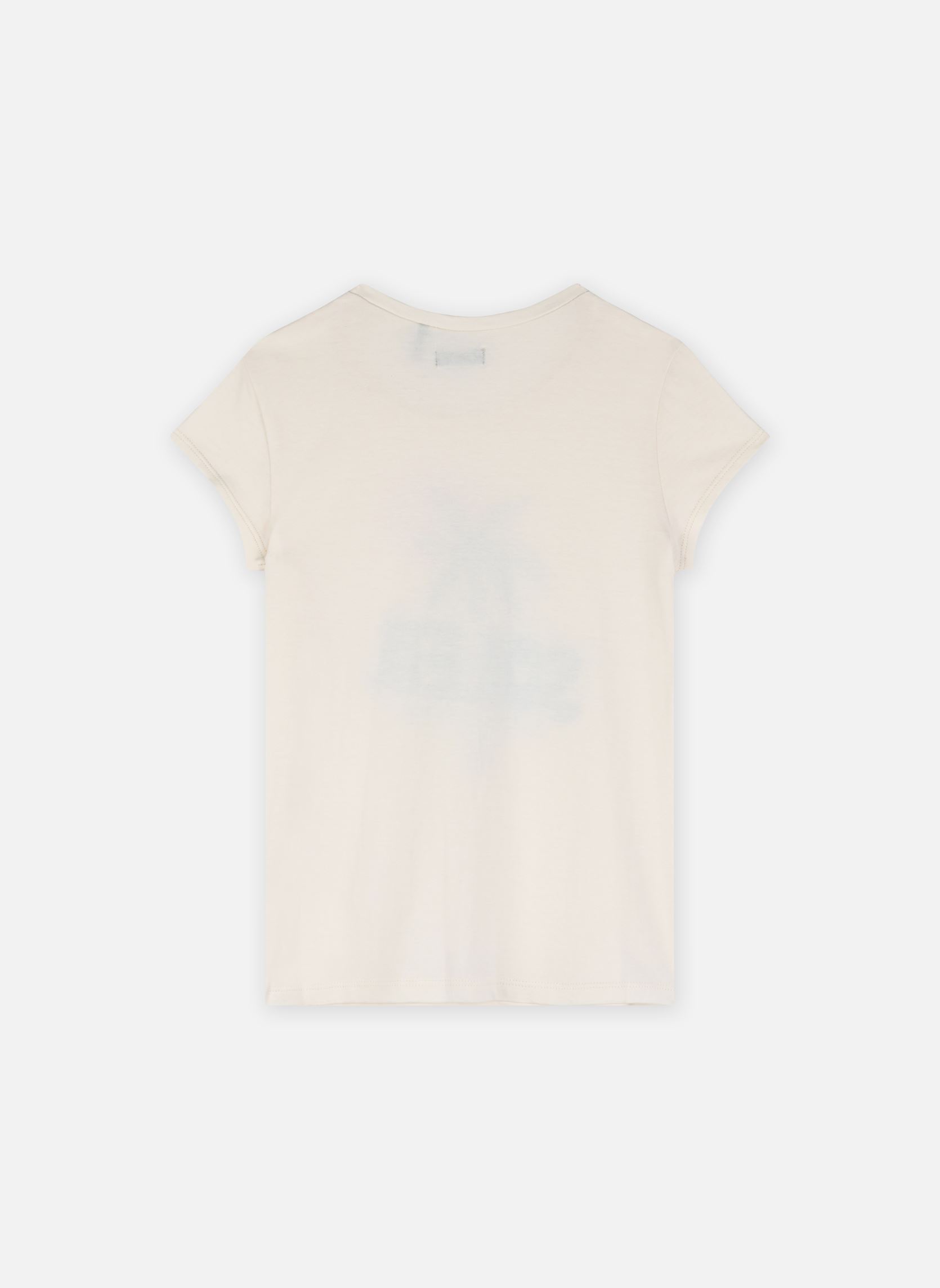Tee-shirts manches courtes XY10002 fille beige IKKS JUNIOR Tee-shirts manches courtes XY10002 fille beige ECRU