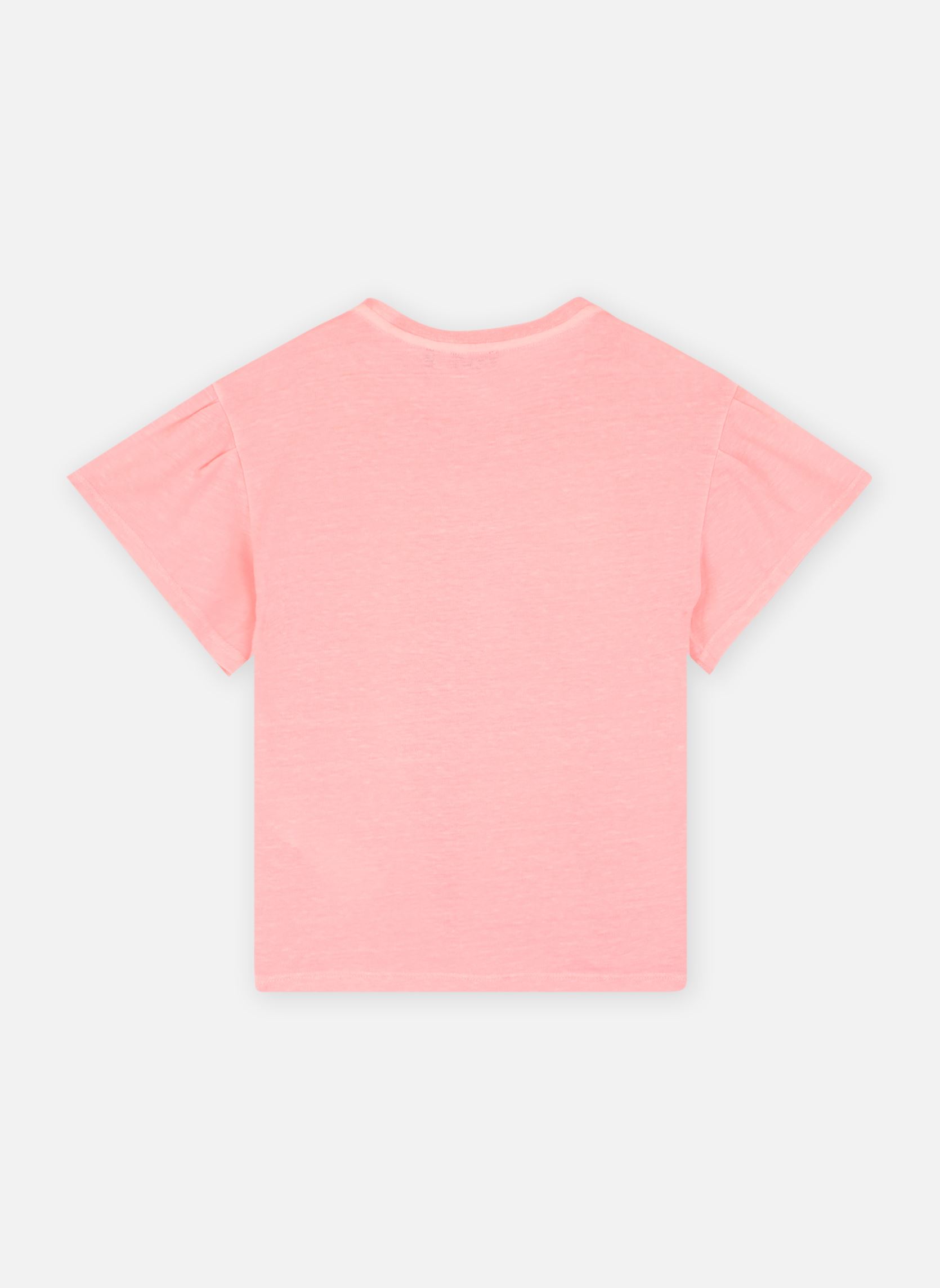 Tee-shirts manches courtes XY10112 fille rose IKKS JUNIOR Tee-shirts manches courtes XY10112 fille rose PINK