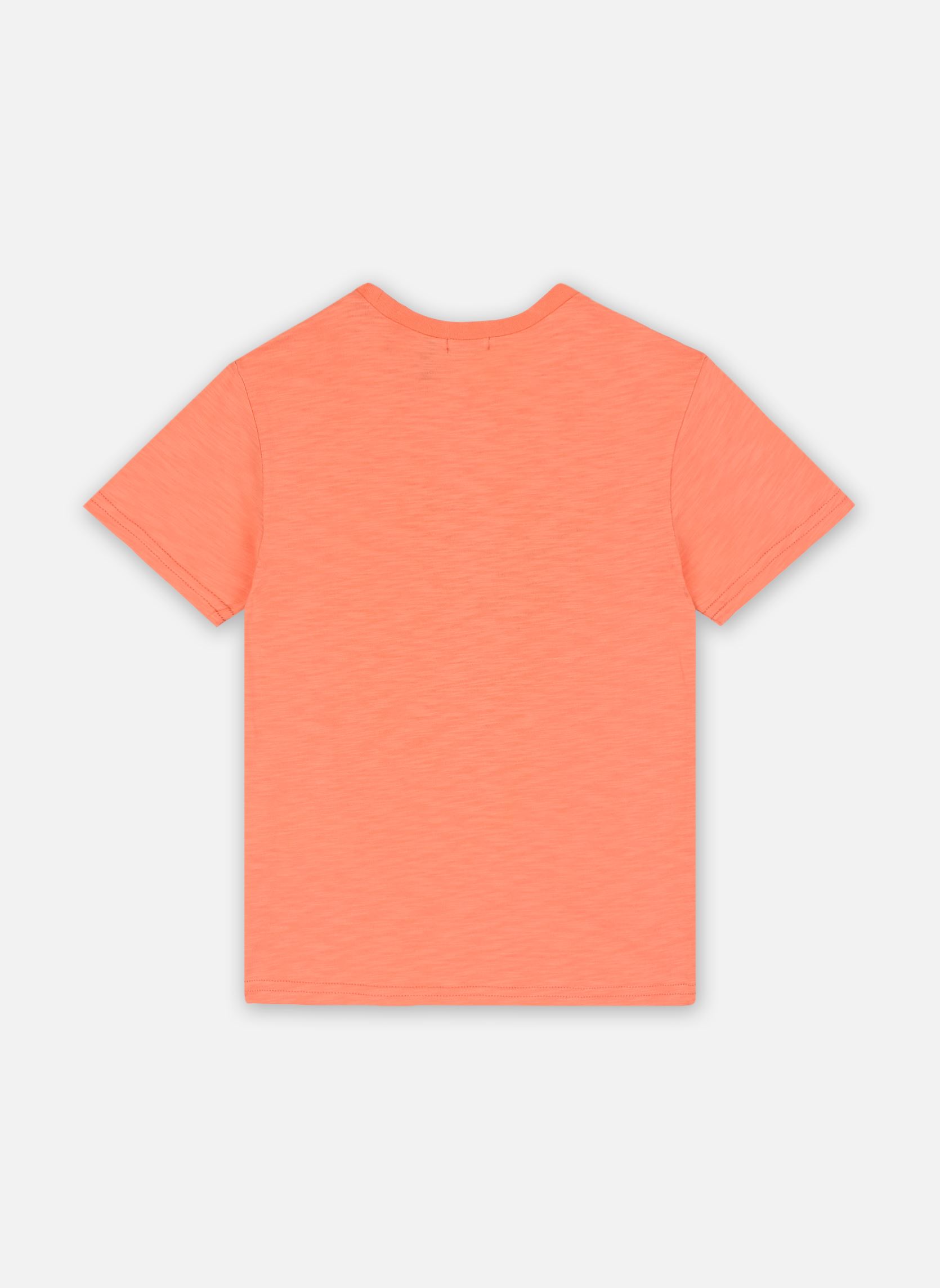 Kurzarm-T-Shirts XY10143 jungen orange IKKS JUNIOR Kurzarm-T-Shirts XY10143 jungen orange ORANGE FLUO