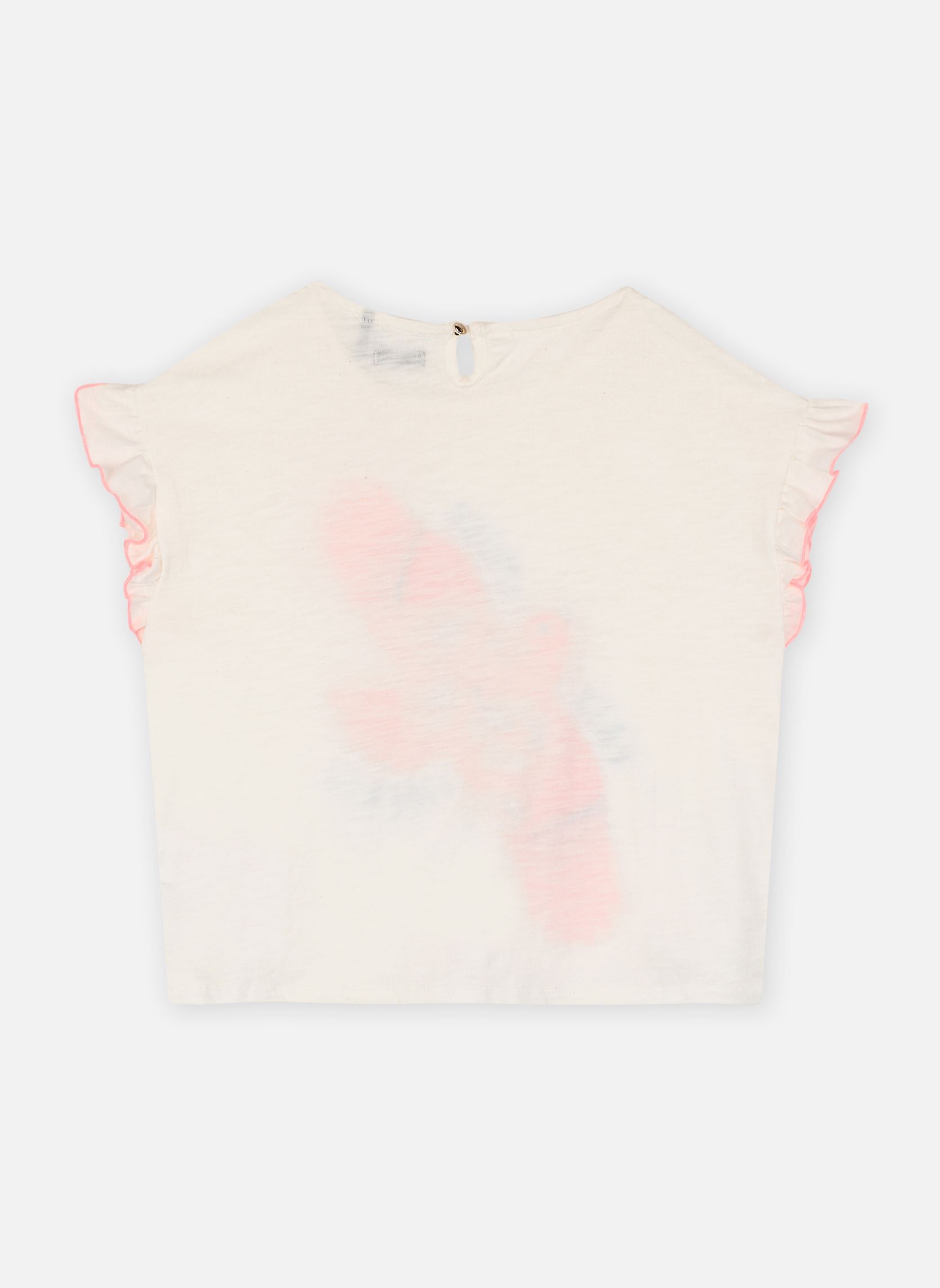 Tee-shirts manches courtes XY10182 fille blanc IKKS JUNIOR Tee-shirts manches courtes XY10182 fille blanc BLANC CASSÉ