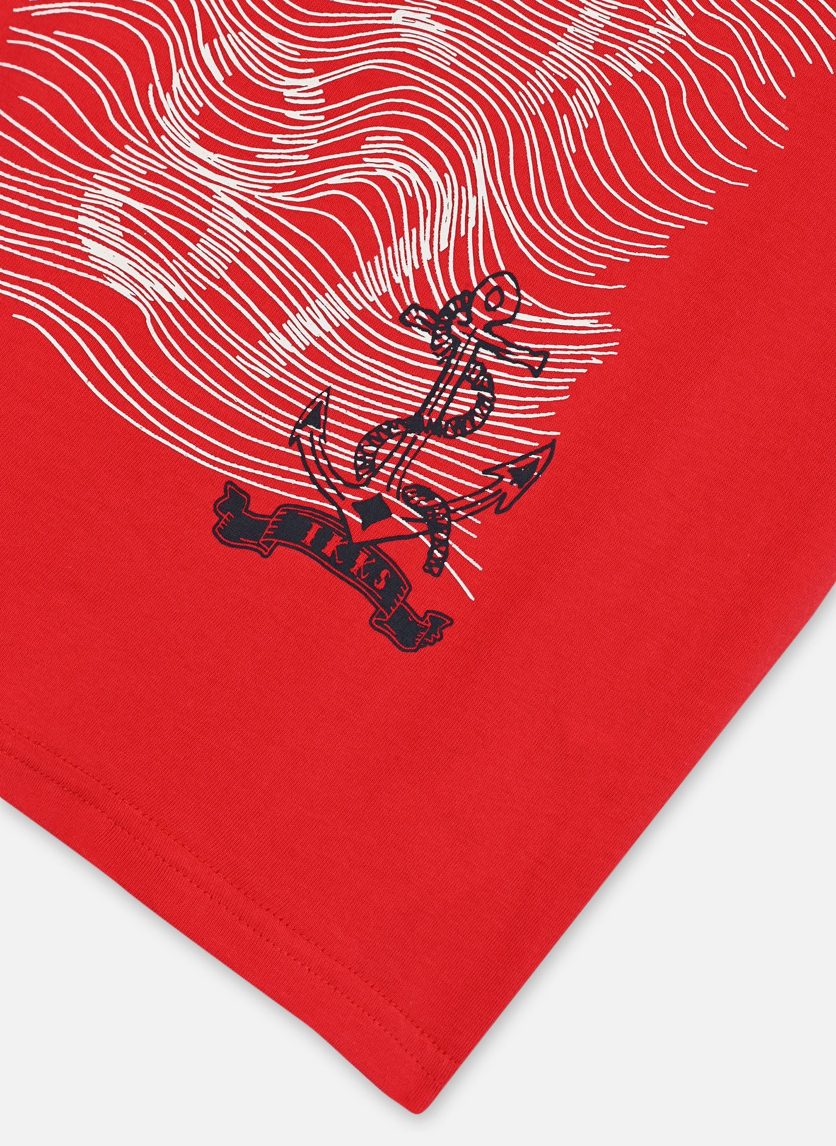 Kurzarm-T-Shirts XY10203 jungen rot IKKS JUNIOR Kurzarm-T-Shirts XY10203 jungen rot ROUGE