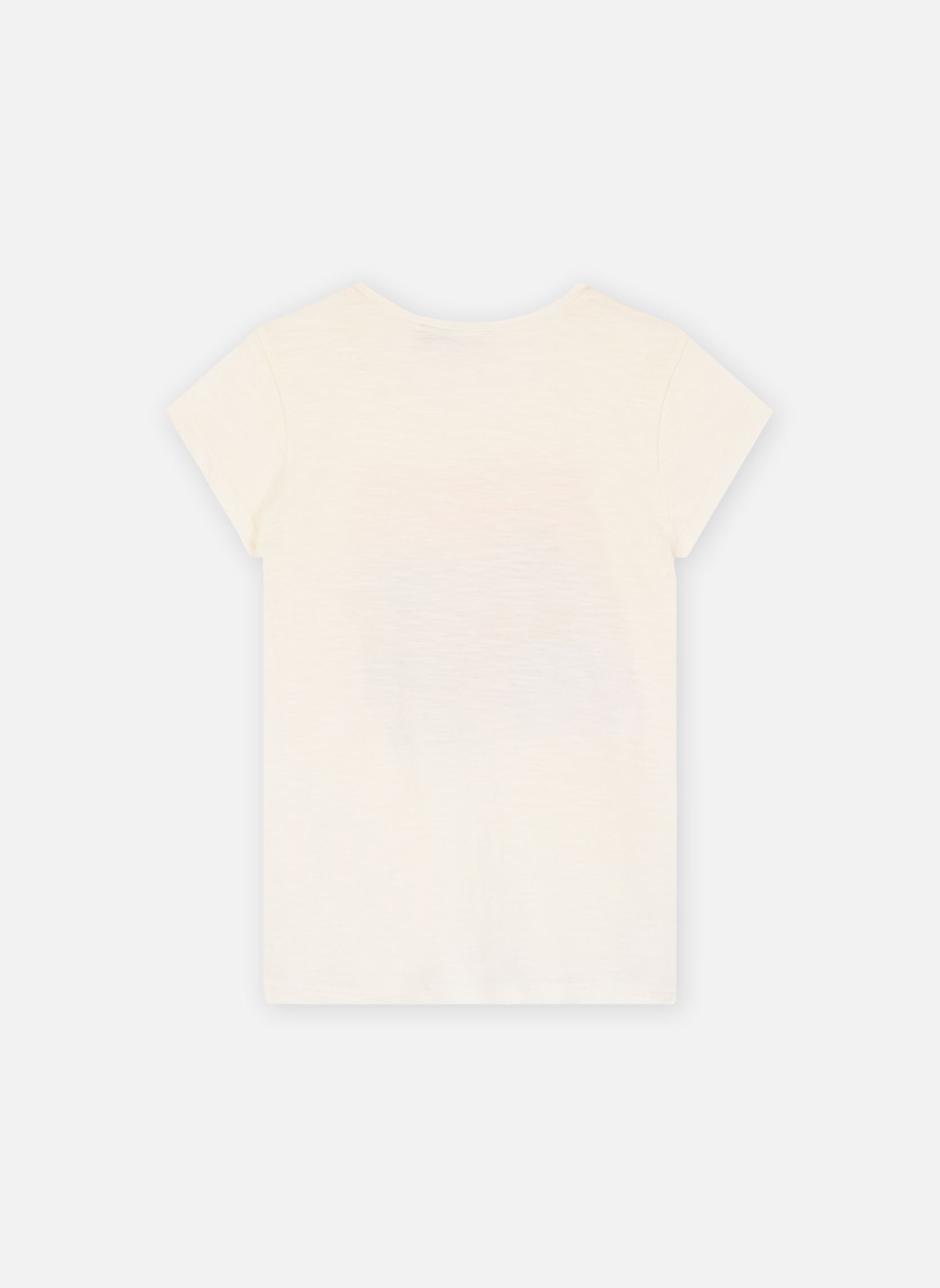 Tee-shirts manches courtes XY10242 fille blanc IKKS JUNIOR Tee-shirts manches courtes XY10242 fille blanc ECRU