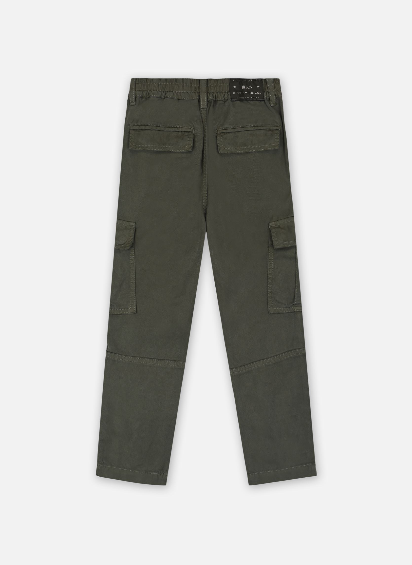 Pantalons XY22023 garçon vert IKKS JUNIOR Pantalons XY22023 garçon vert KAKI