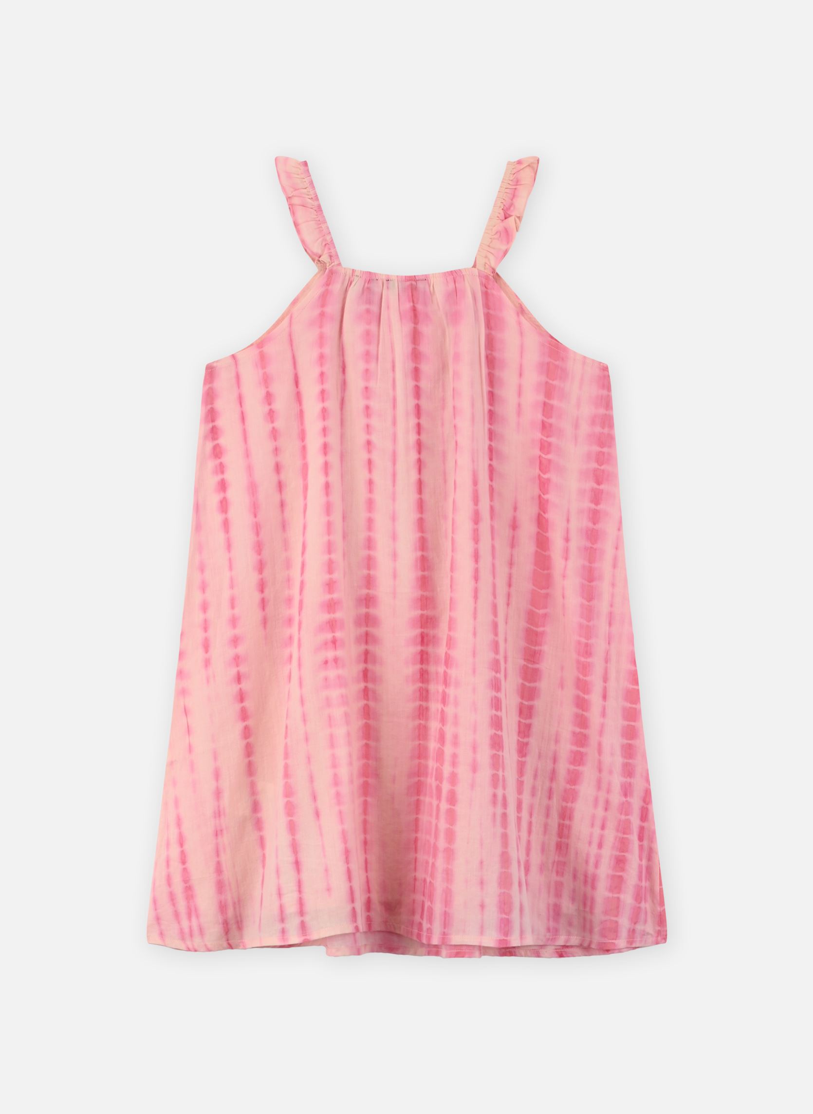 Jurken XY31032 meisjes roze IKKS JUNIOR Jurken XY31032 meisjes roze TIE AND DYE FLUO