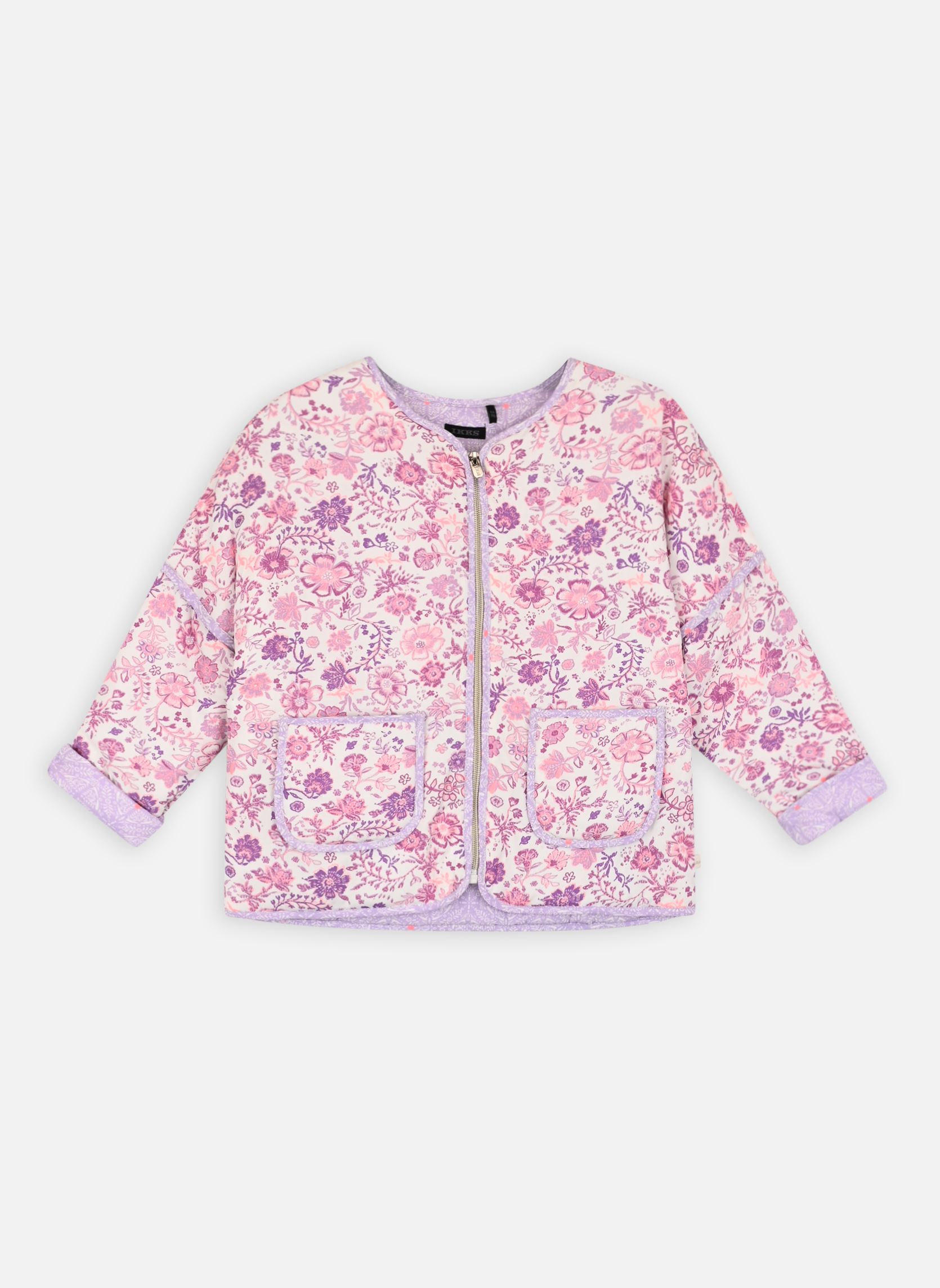 Blouson Court IKKS Fille 12 Ans - Orange, Coton, Fermeture éclair, Occasion Très Bon état