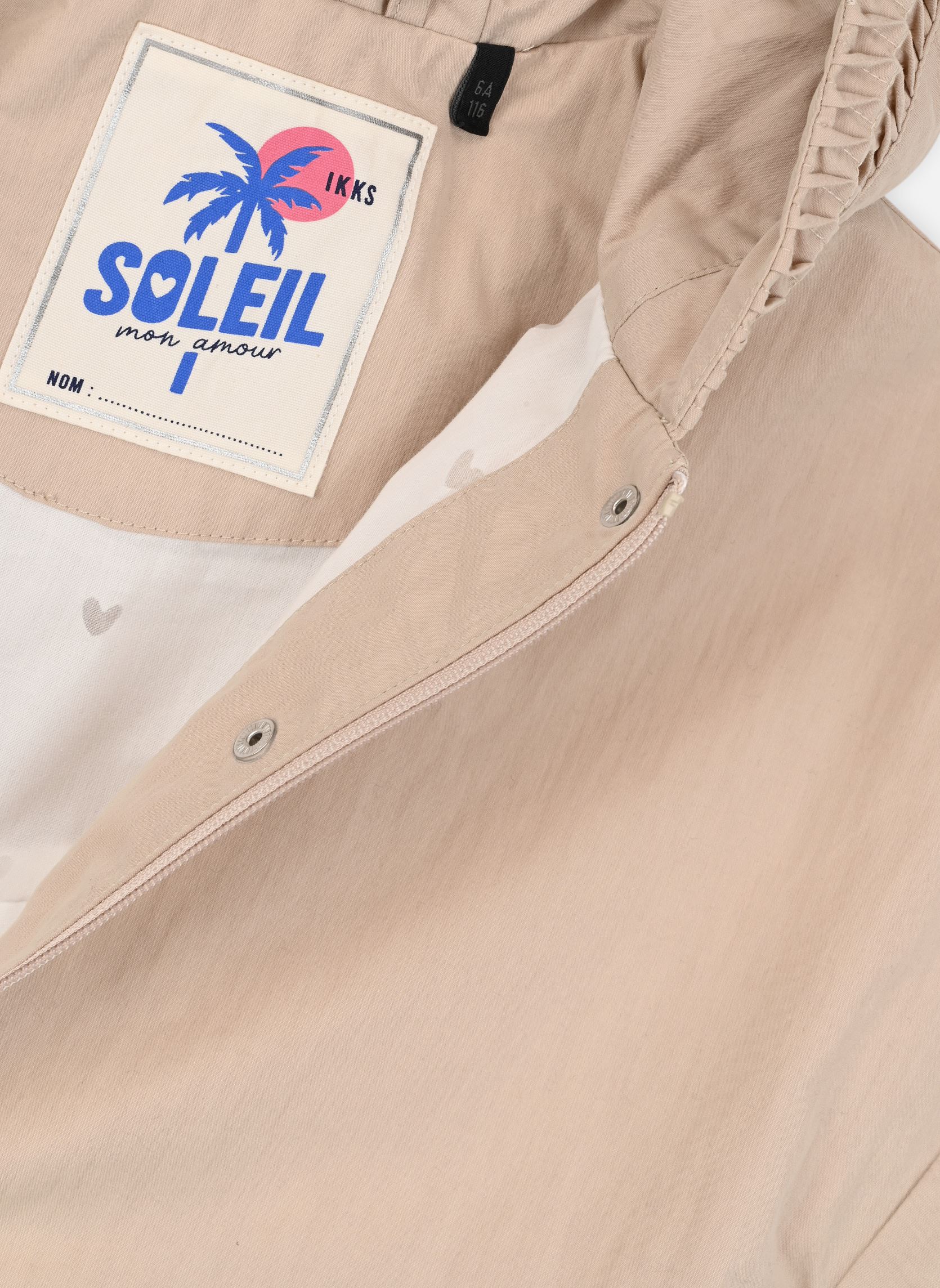 Trench-coats XY42002 fille beige IKKS JUNIOR Trench-coats XY42002 fille beige NUDE