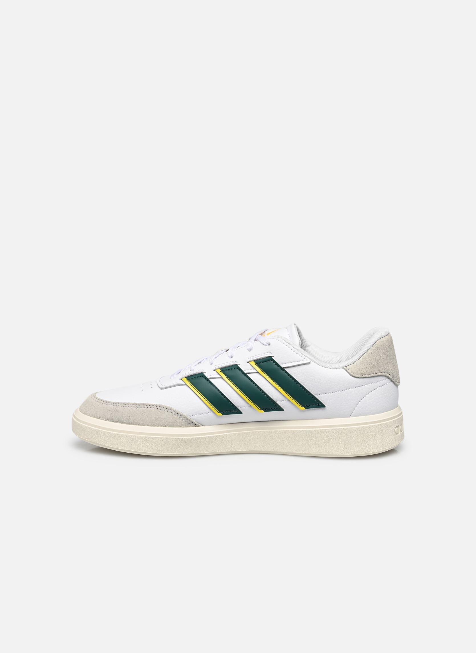 Baskets Courtblock M homme blanc adidas sportswear Baskets Courtblock M homme blanc FTWBLA/VERTCOLLE/JAU