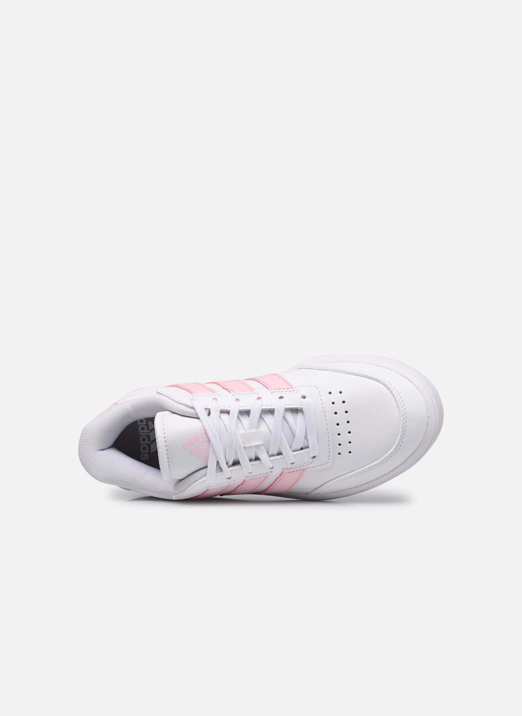 Baskets Courtblock W femme blanc adidas sportswear Baskets Courtblock W femme blanc FTWWHT/CLPINK/ALMPNK