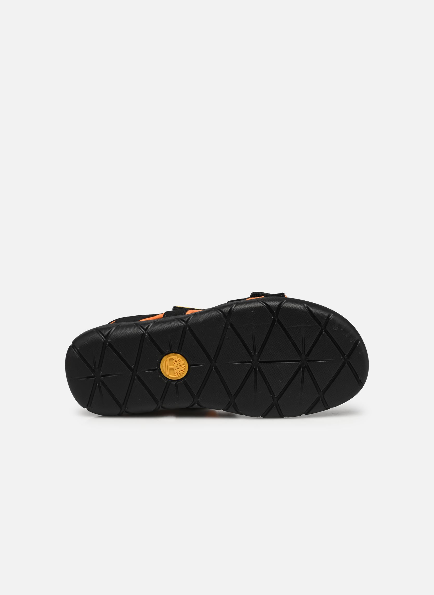 Sandalen Perkins Row2 STRAP SANDAL Y schwarz Timberland Sandalen Perkins Row2 STRAP SANDAL Y schwarz BLACK W MEDIUM YELLOW