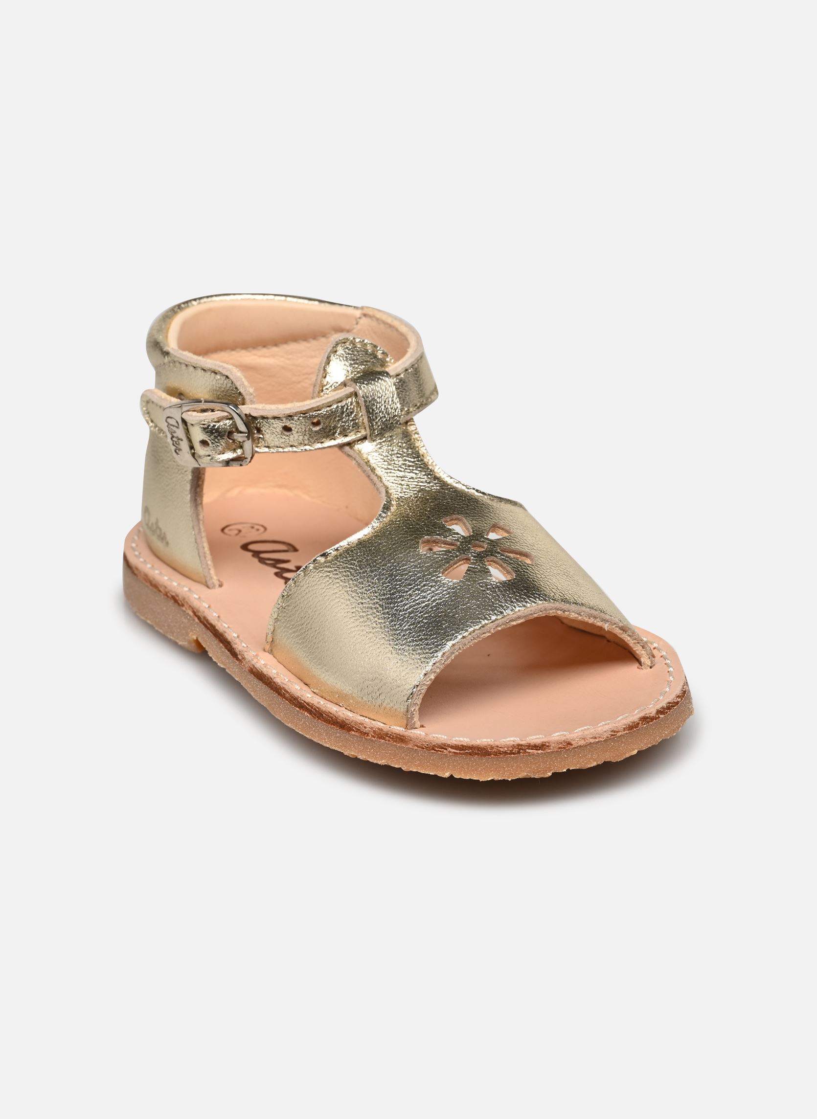Sandales Bimbolo fille or et bronze Aster Sandales Bimbolo fille or et bronze OR