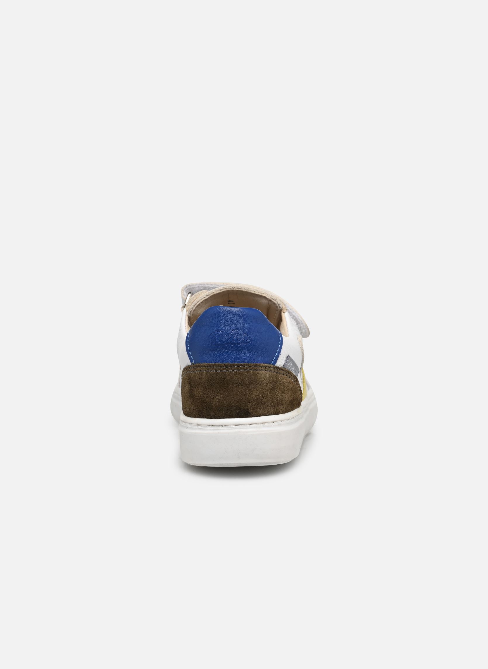 Baskets basses Sneakratch garçon blanc Aster Baskets basses Sneakratch garçon blanc BLANC BLEU VERT