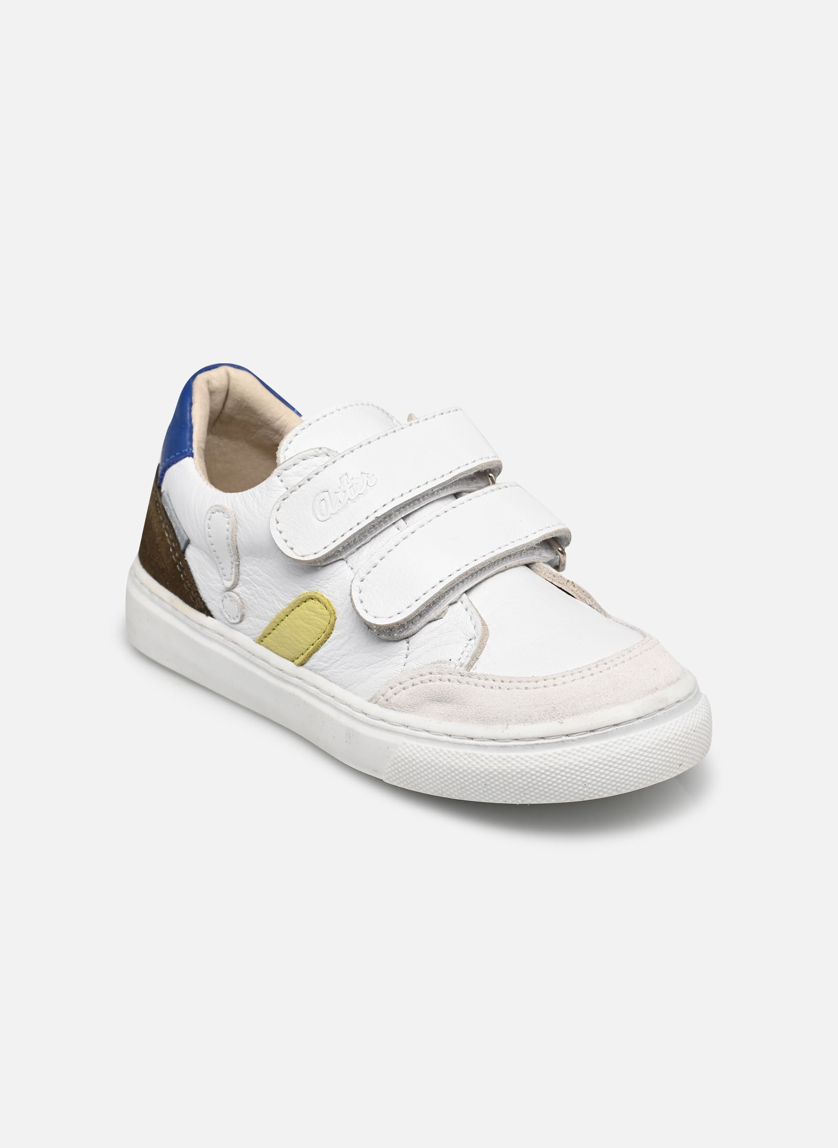 Baskets basses Sneakratch garçon blanc Aster Baskets basses Sneakratch garçon blanc BLANC BLEU VERT