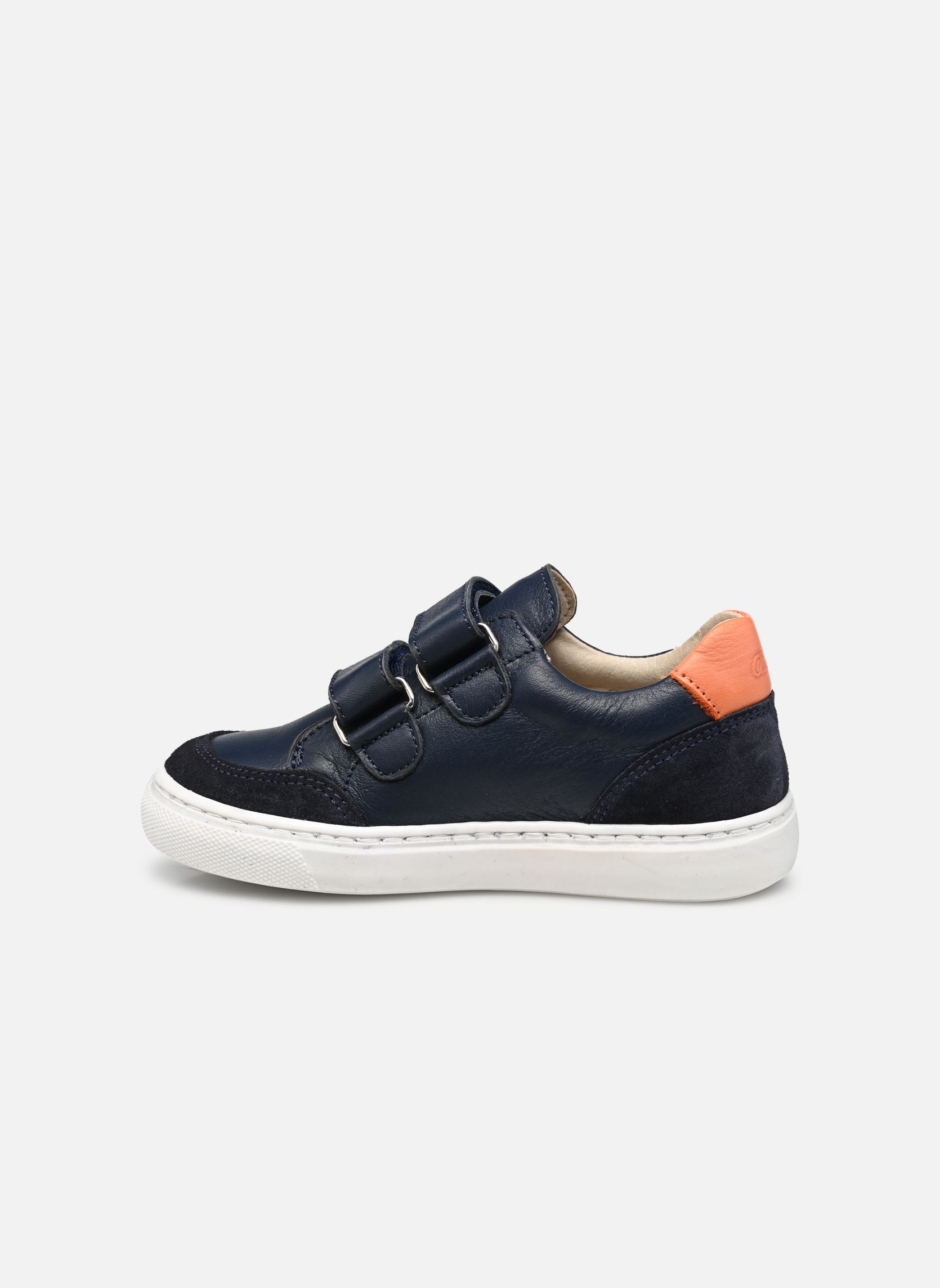 Baskets basses Sneakratch garçon bleu Aster Baskets basses Sneakratch garçon bleu MARINE ORANGE BLANC