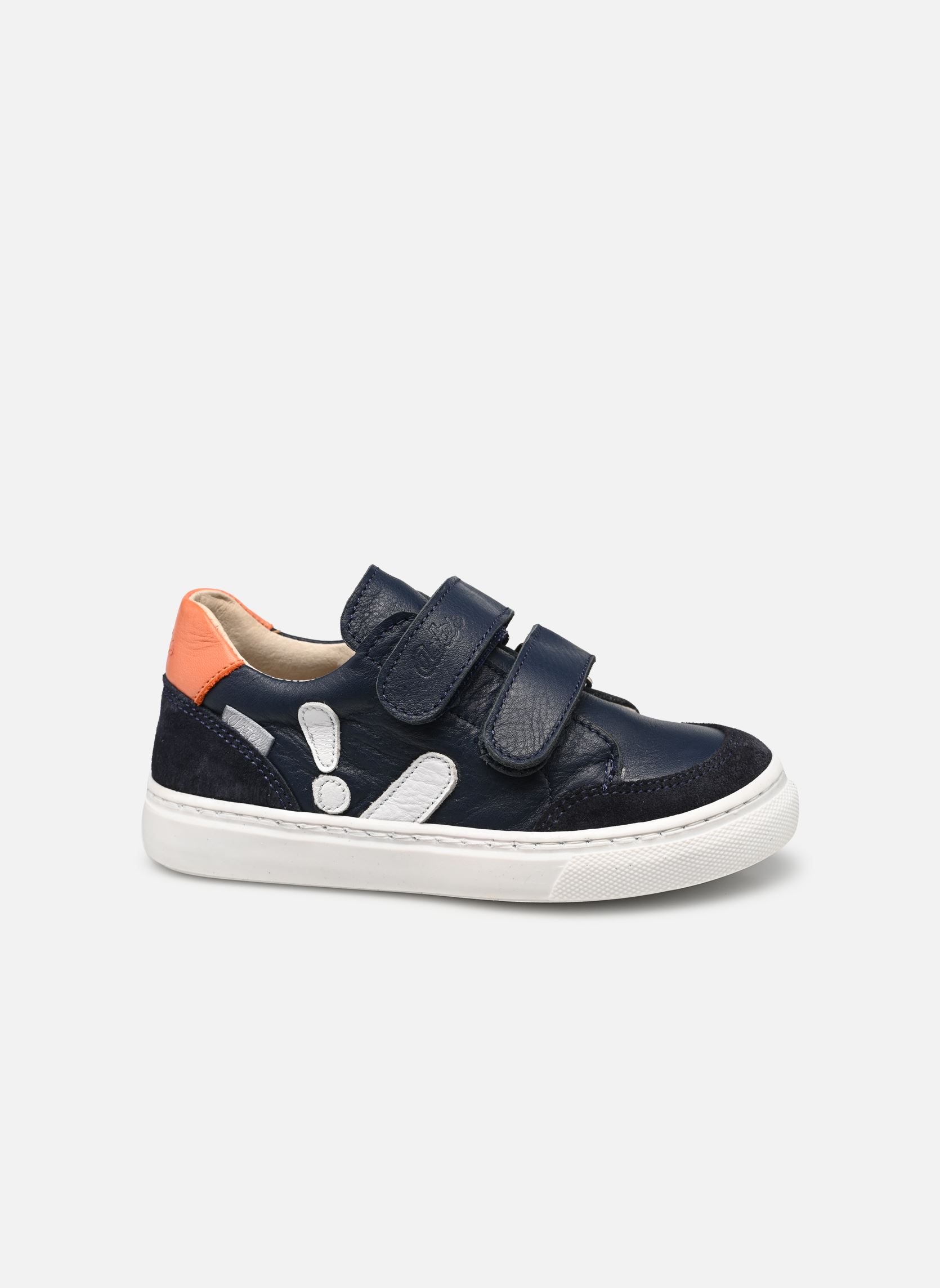 Baskets basses Sneakratch garçon bleu Aster Baskets basses Sneakratch garçon bleu MARINE ORANGE BLANC