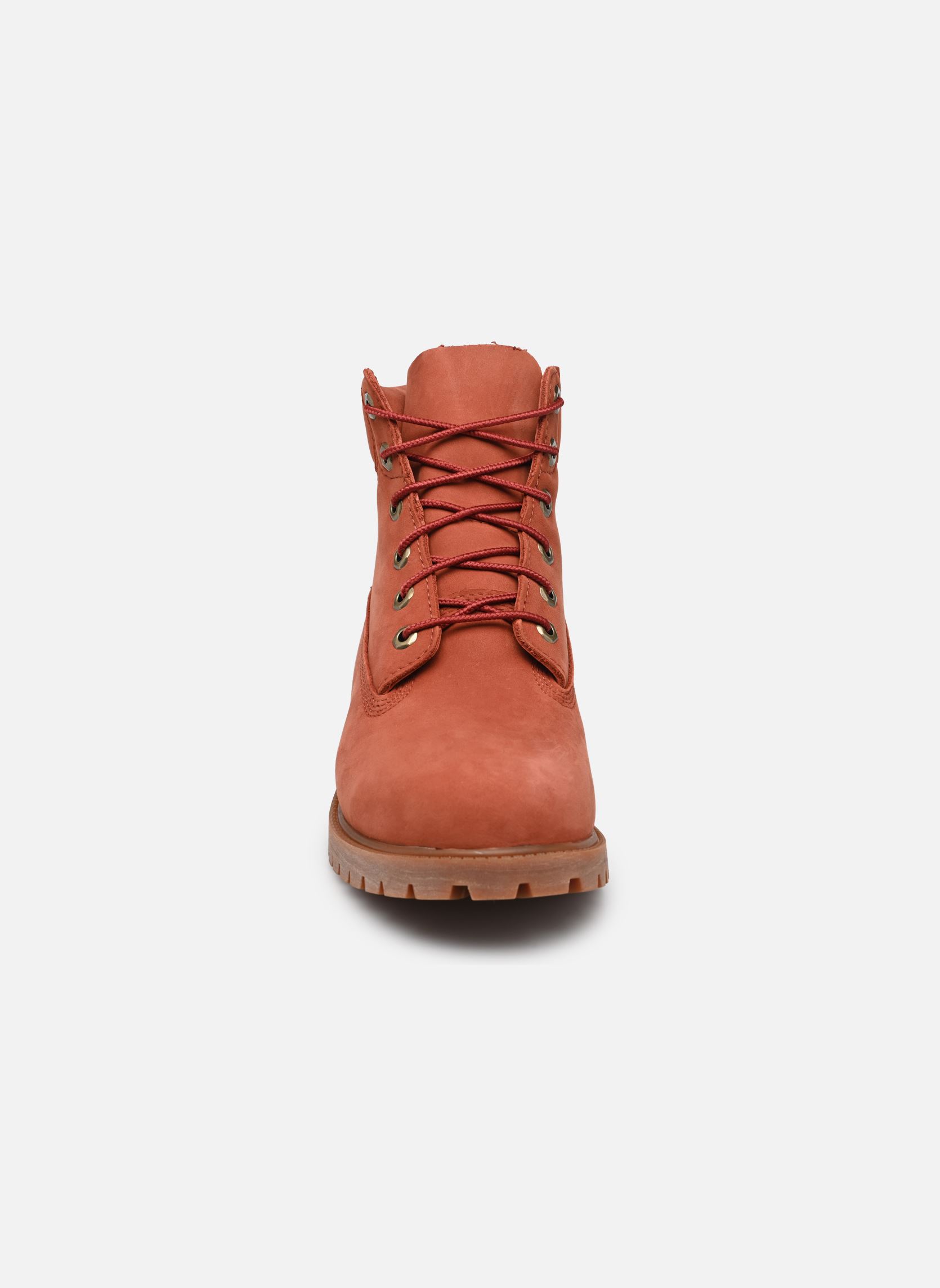 Stiefeletten / Ankle Boots Timberland Premium6 IN LACE WATERPROOF B rot Timberland Stiefeletten / Ankle Boots Timberland Premium6 IN LACE WATERPROOF B rot DARK RED NUBUCK