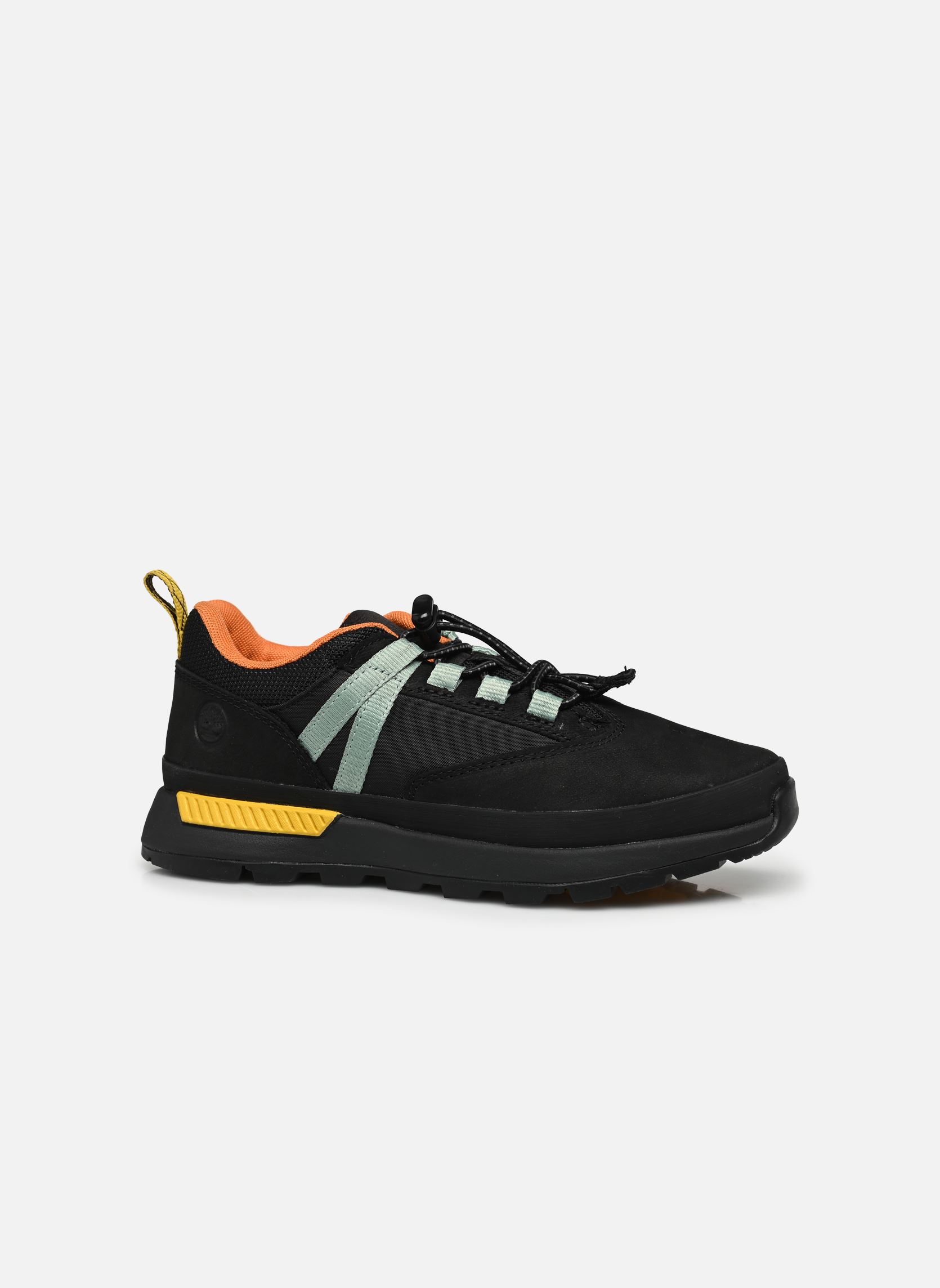 Sneakers Euro TrekkerLOW LACE SNEAKER nero Timberland Sneakers Euro TrekkerLOW LACE SNEAKER nero BLACK NUBUCK WITH GREEN