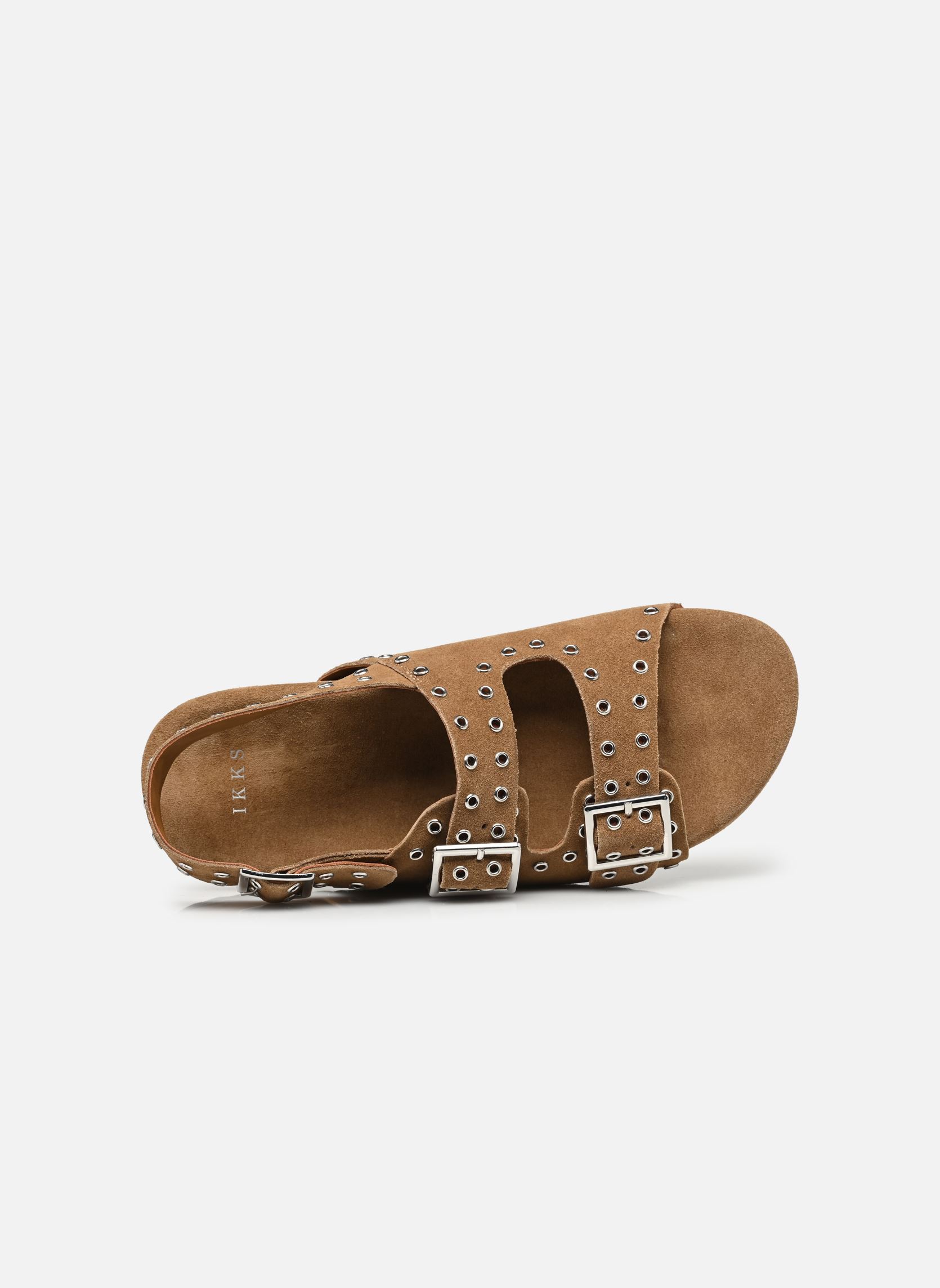 Flache Sandalen BY80235 damen beige IKKS Women Flache Sandalen BY80235 damen beige BEIGE