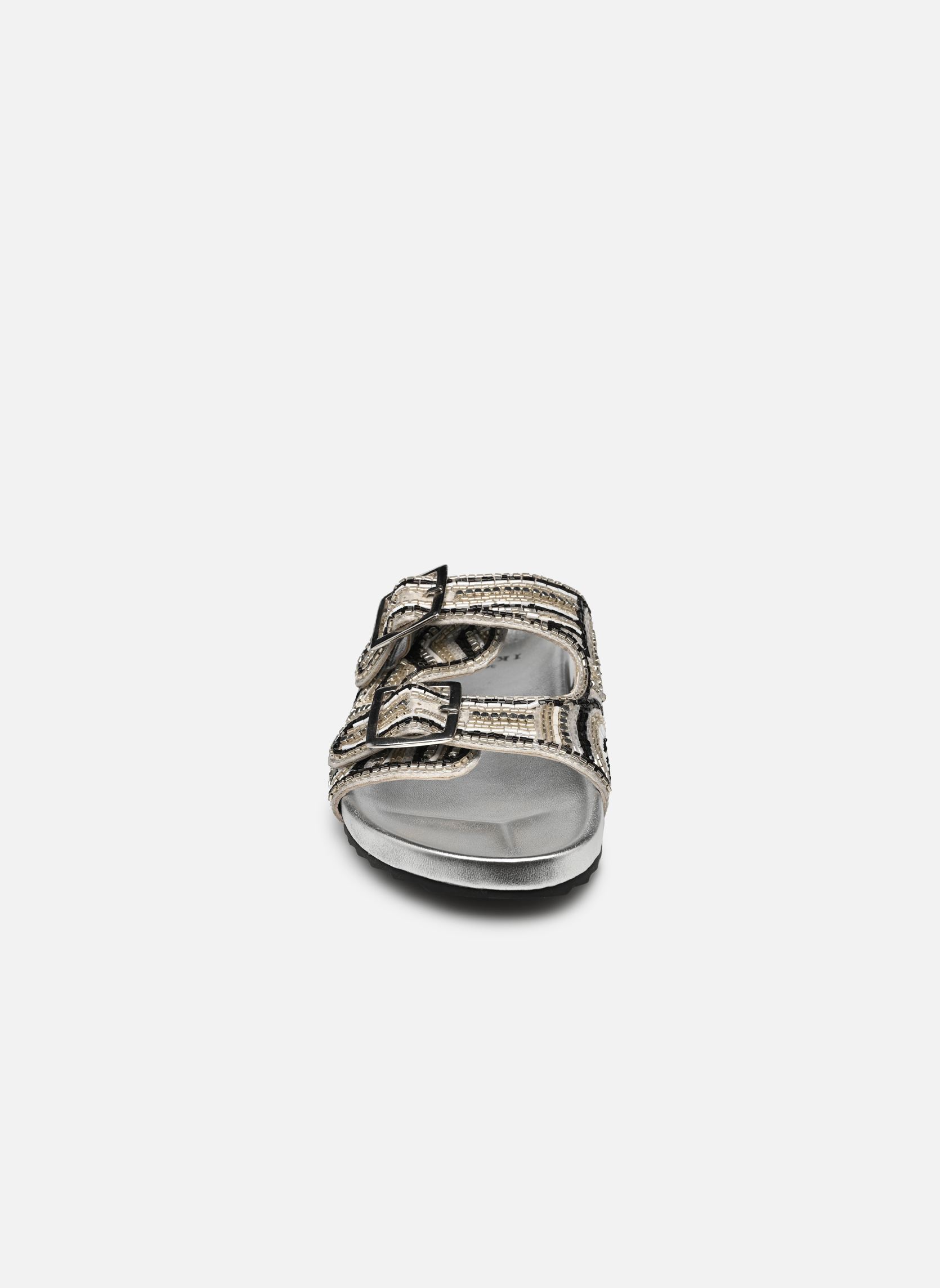 Mules et sabots BY80245 femme argent IKKS Women Mules et sabots BY80245 femme argent NOIR