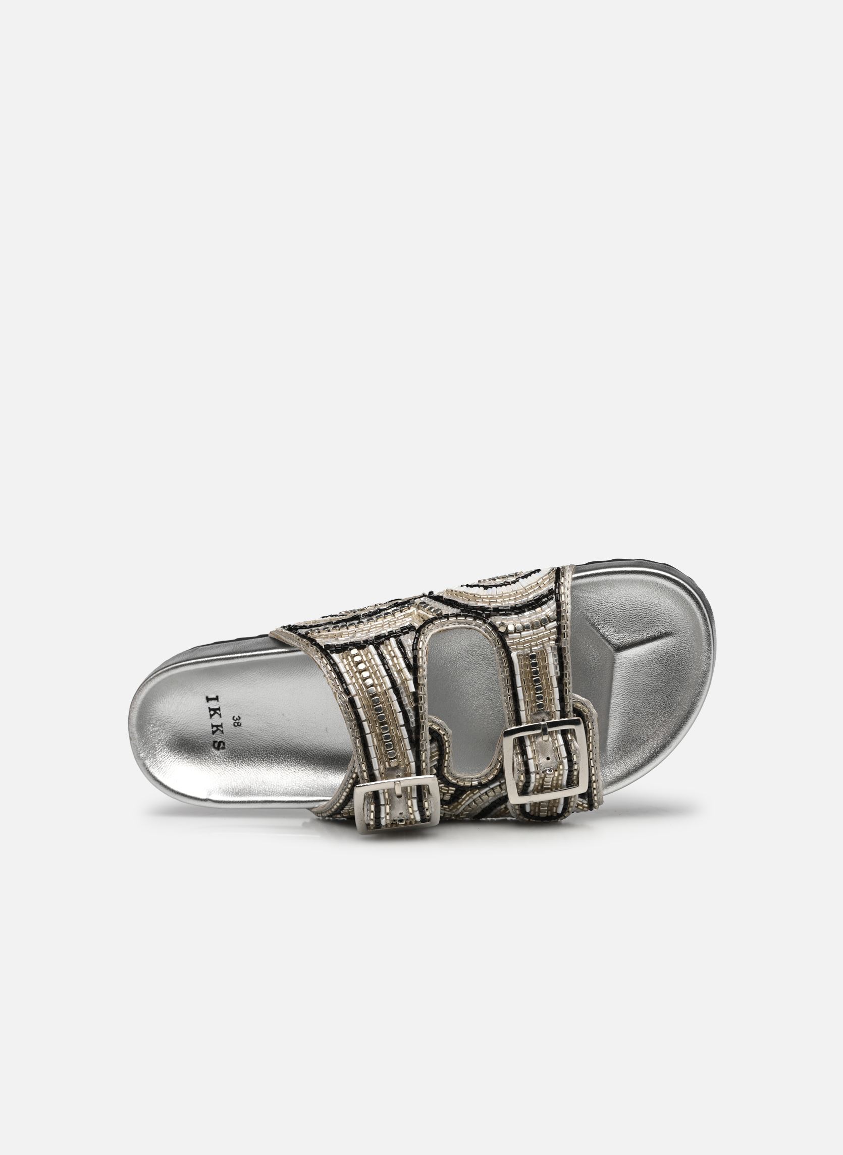 Mules et sabots BY80245 femme argent IKKS Women Mules et sabots BY80245 femme argent NOIR