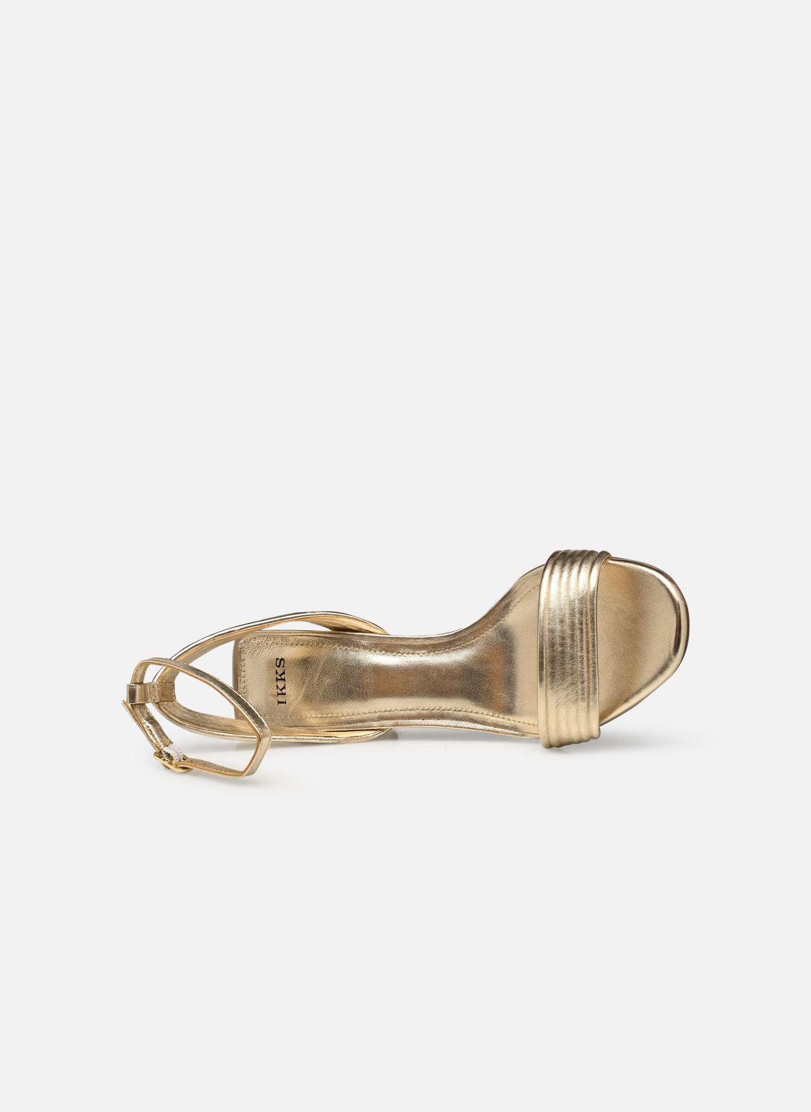Sandalias y plataformas de cuña BY80295 mujer oro y bronce IKKS Women Sandalias y plataformas de cuña BY80295 mujer oro y bronce OR