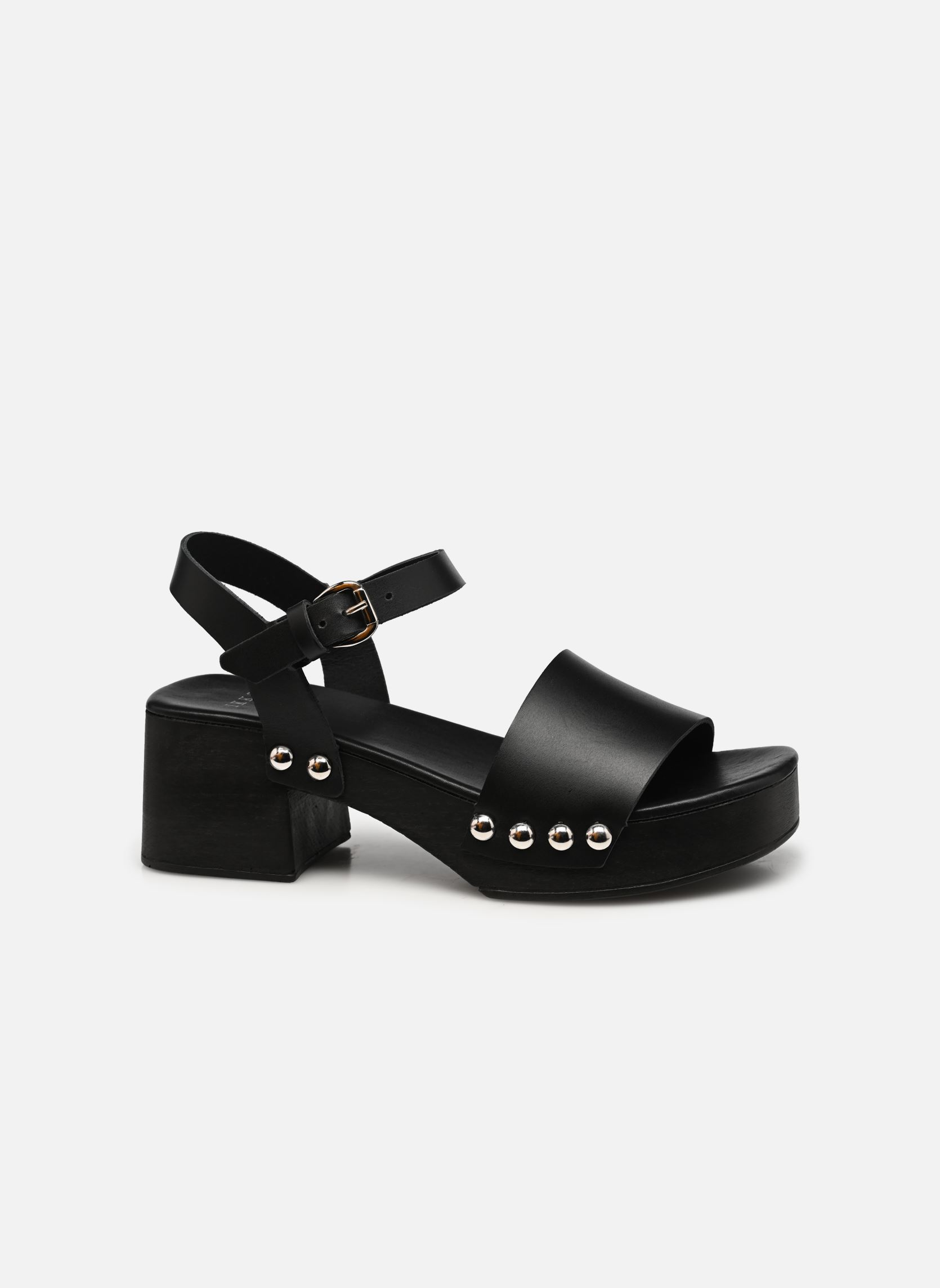 Keil- und Plateausandalen BY80425 damen schwarz IKKS Women Keil- und Plateausandalen BY80425 damen schwarz NOIR