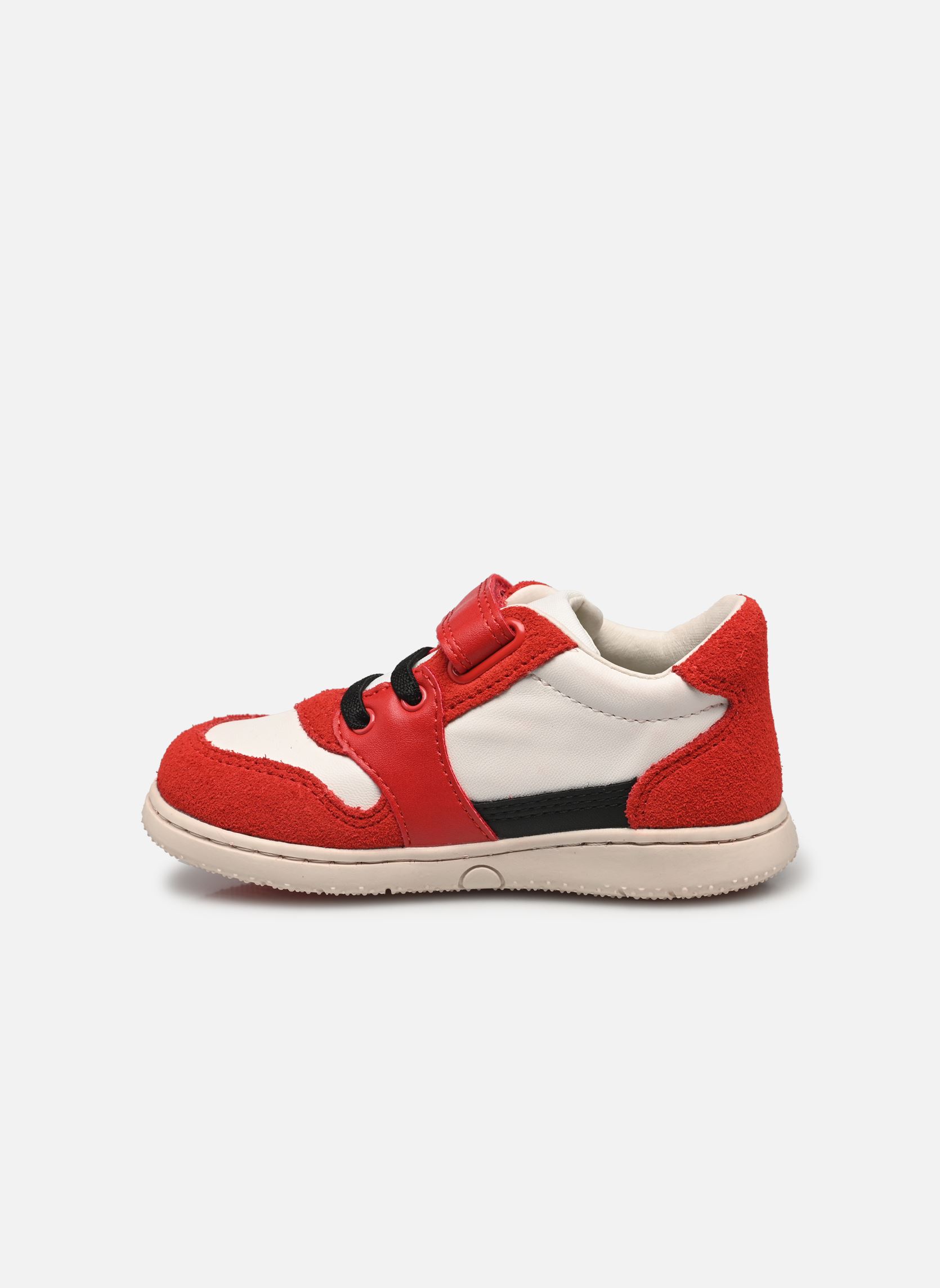 Baskets hautes KICKBUVAR rouge Kickers Baskets hautes KICKBUVAR rouge ROUGE BLANC NOIR